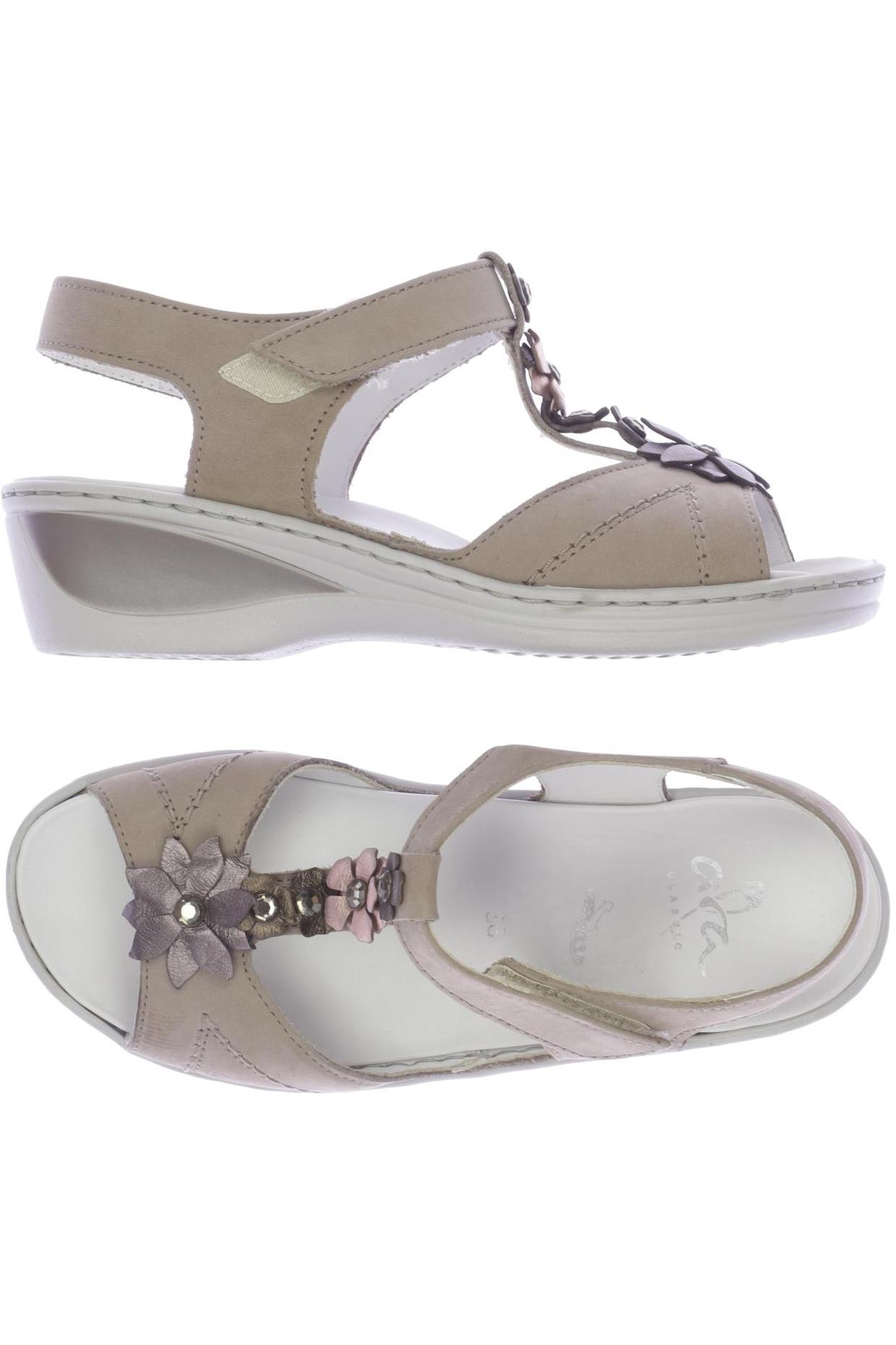 

Ara Damen Sandale, beige, Gr. 36