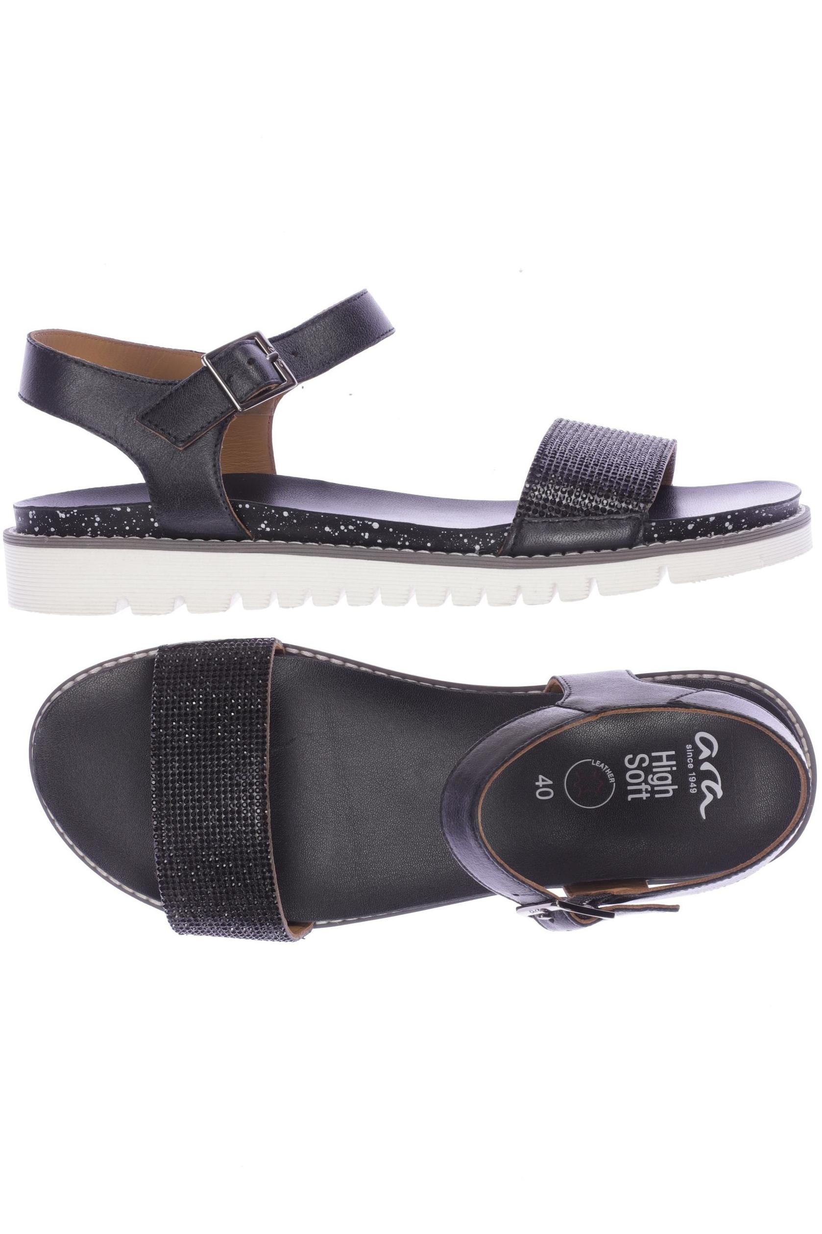 

Ara Damen Sandale, schwarz, Gr. 40