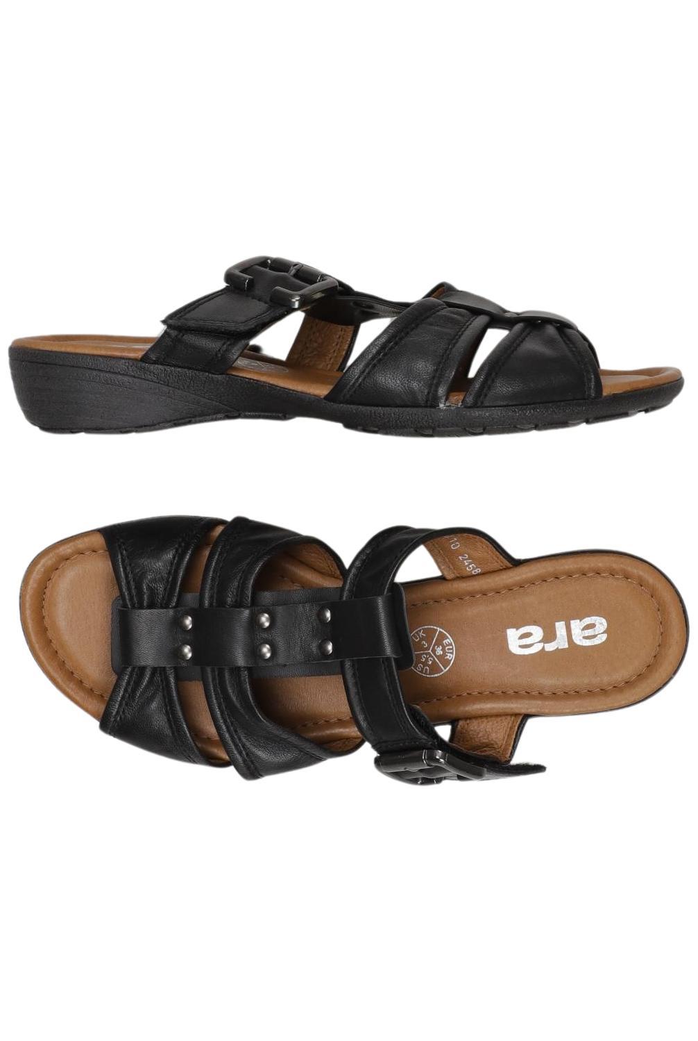 

Ara Damen Sandale, schwarz, Gr. 36