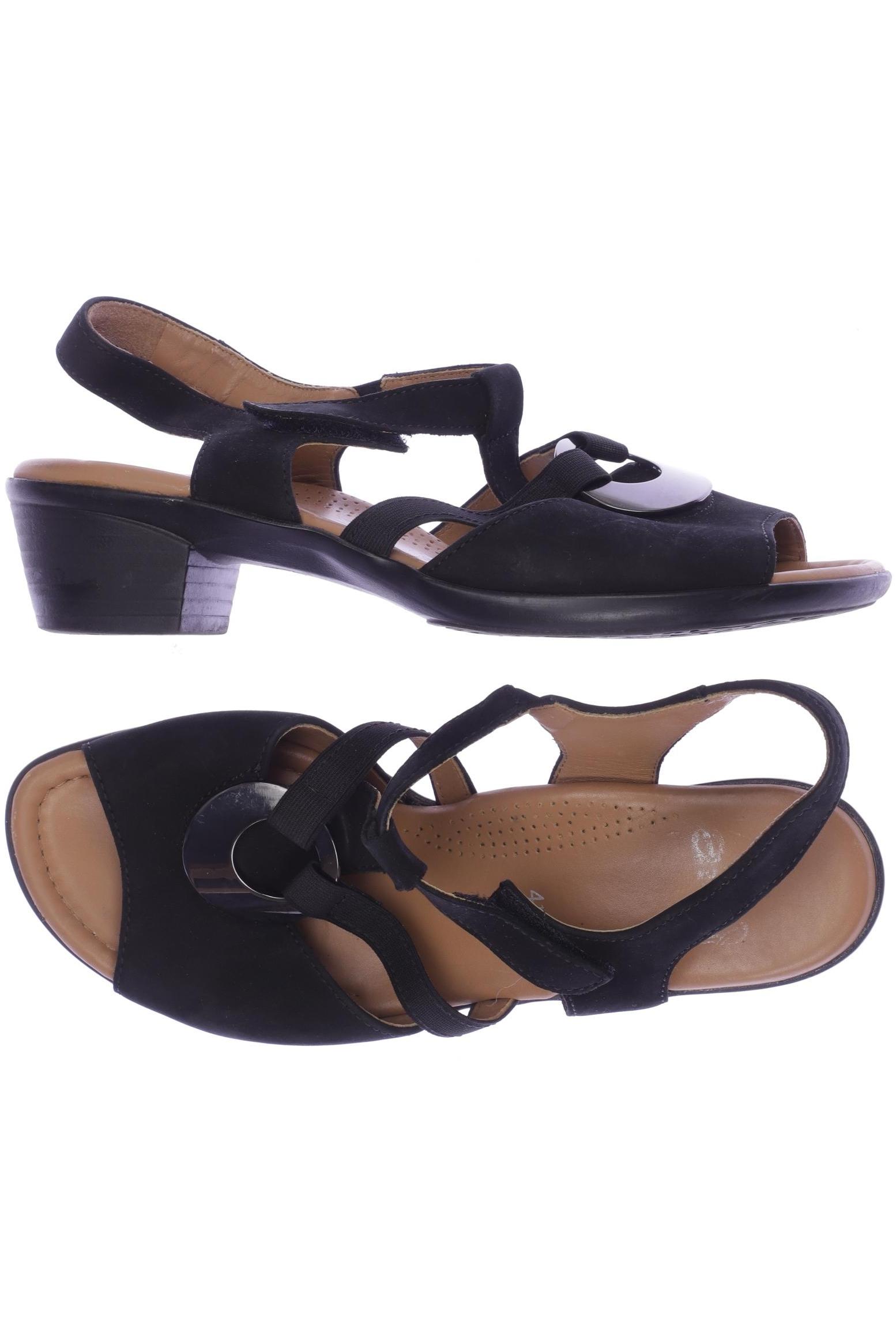 

Ara Damen Sandale, schwarz, Gr. 37.5
