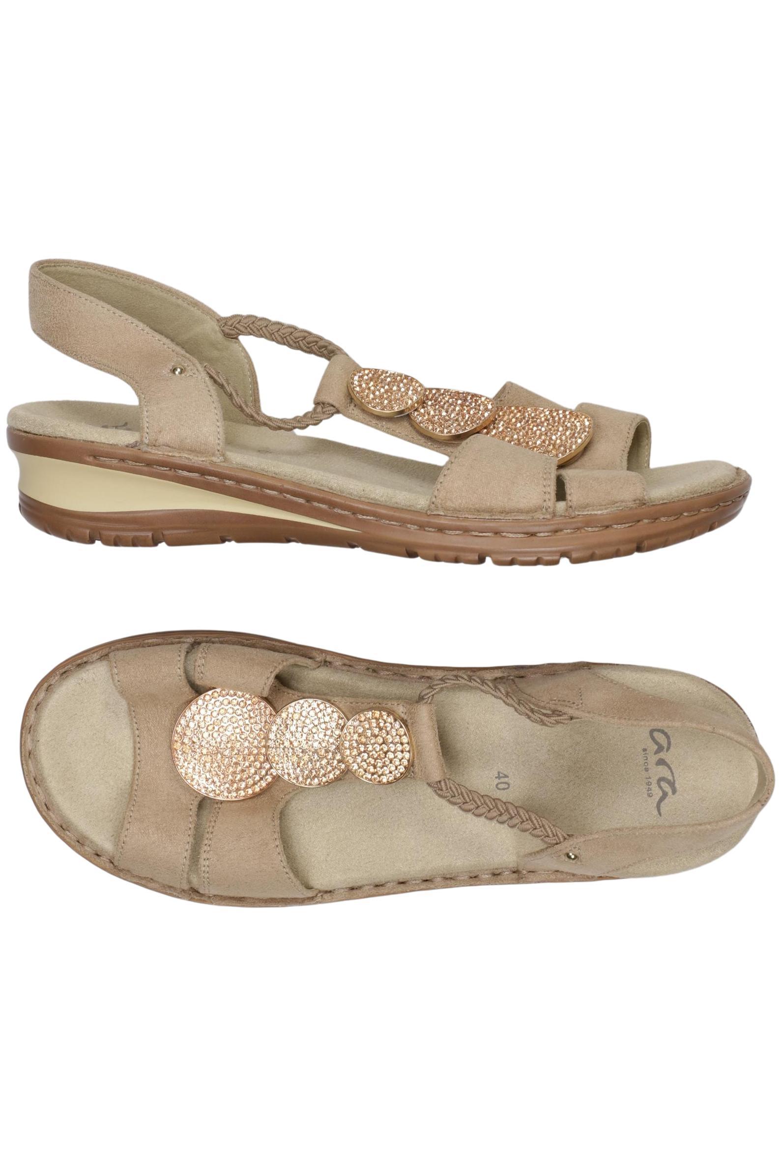

Ara Damen Sandale, beige, Gr. 40