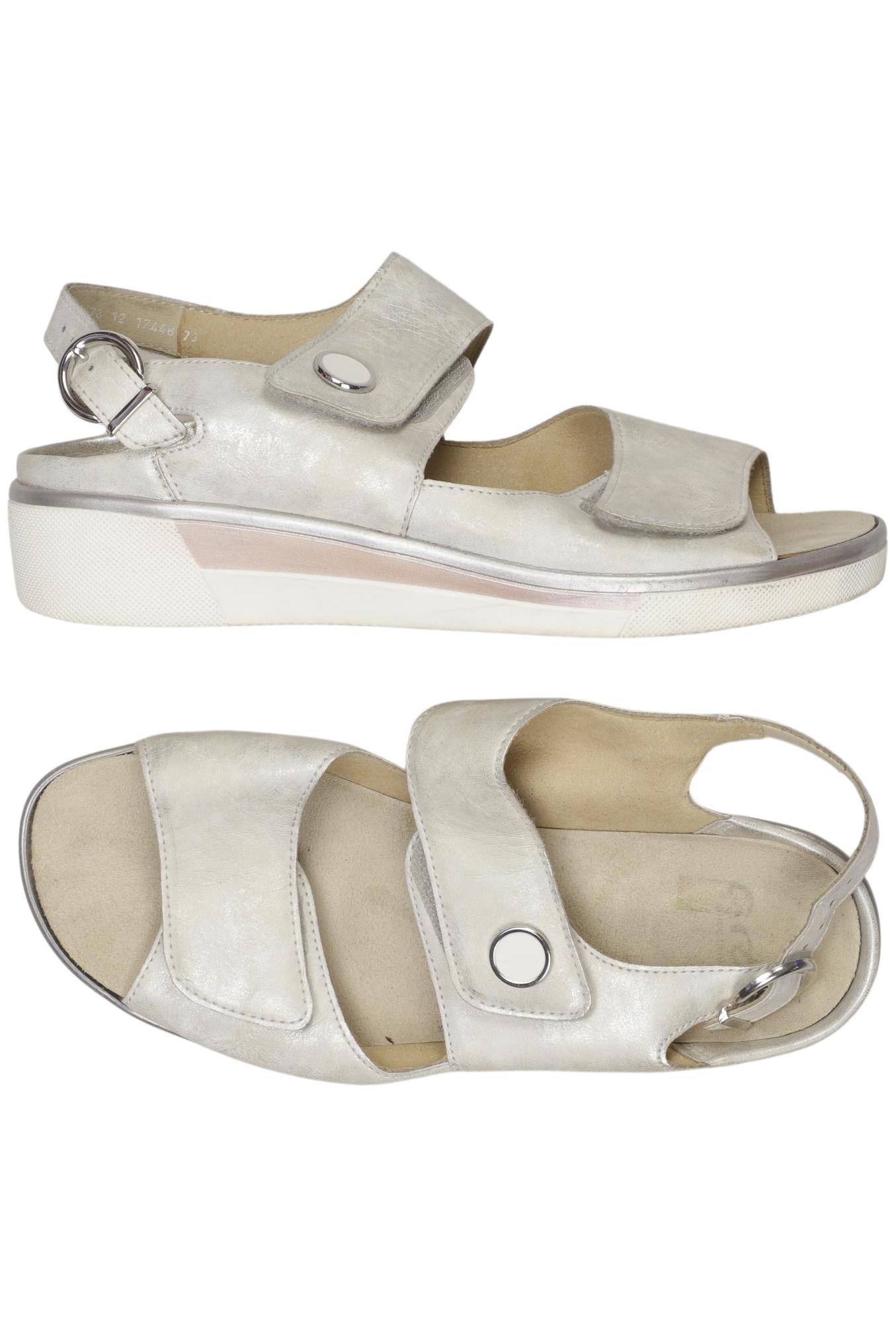 

Ara Damen Sandale, silber, Gr. 4.5