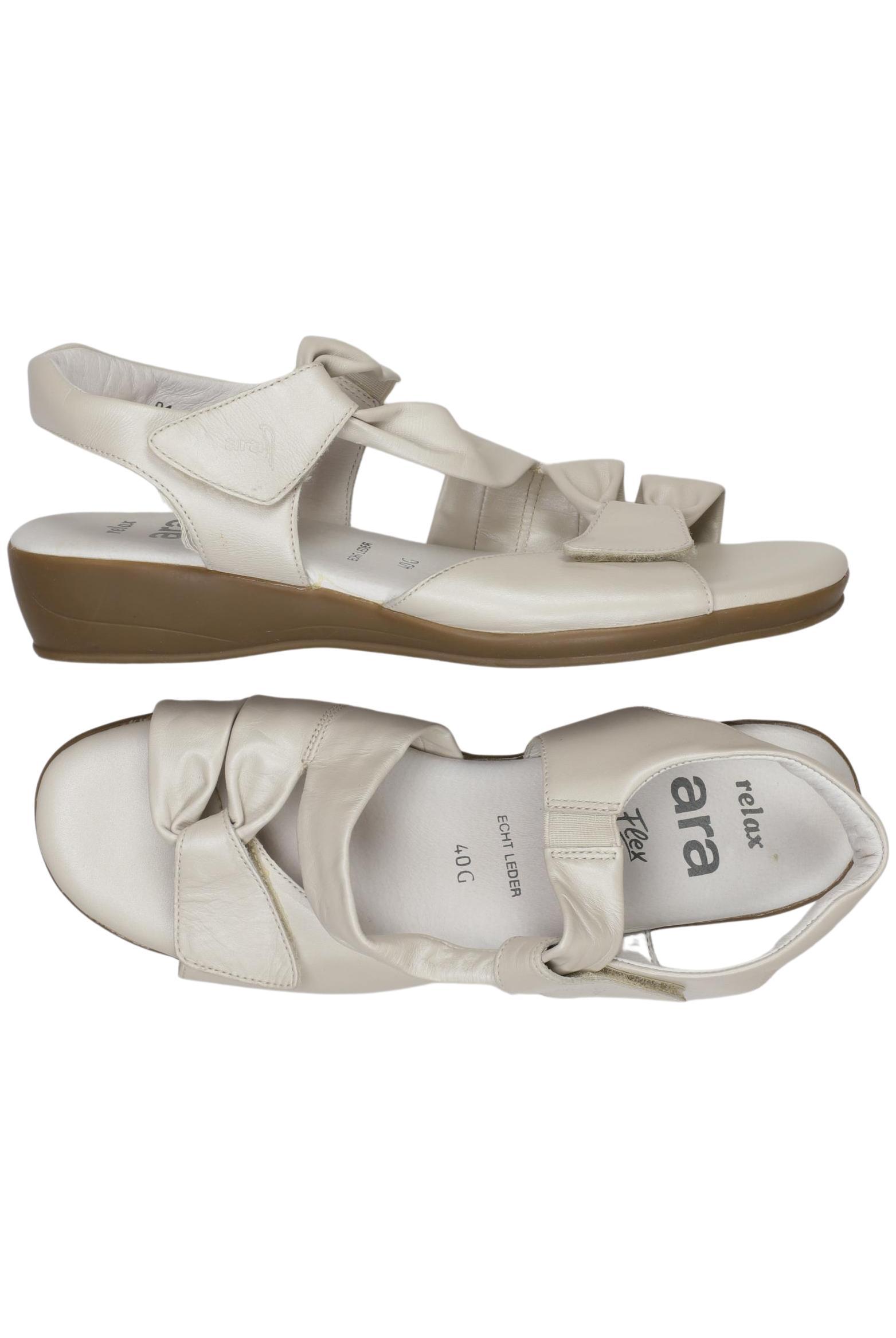 

Ara Damen Sandale, cremeweiß, Gr. 40