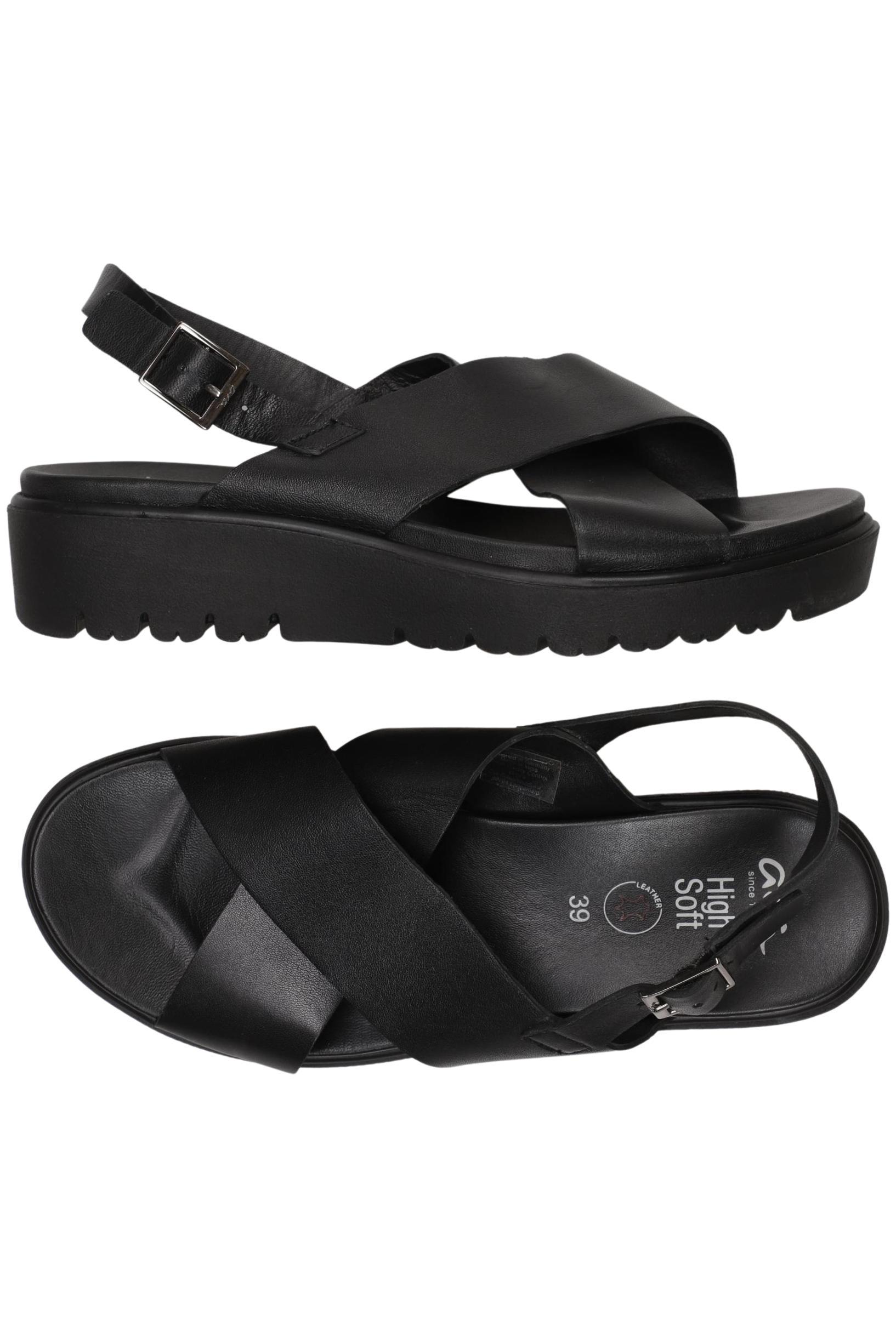 

Ara Damen Sandale, schwarz, Gr. 39
