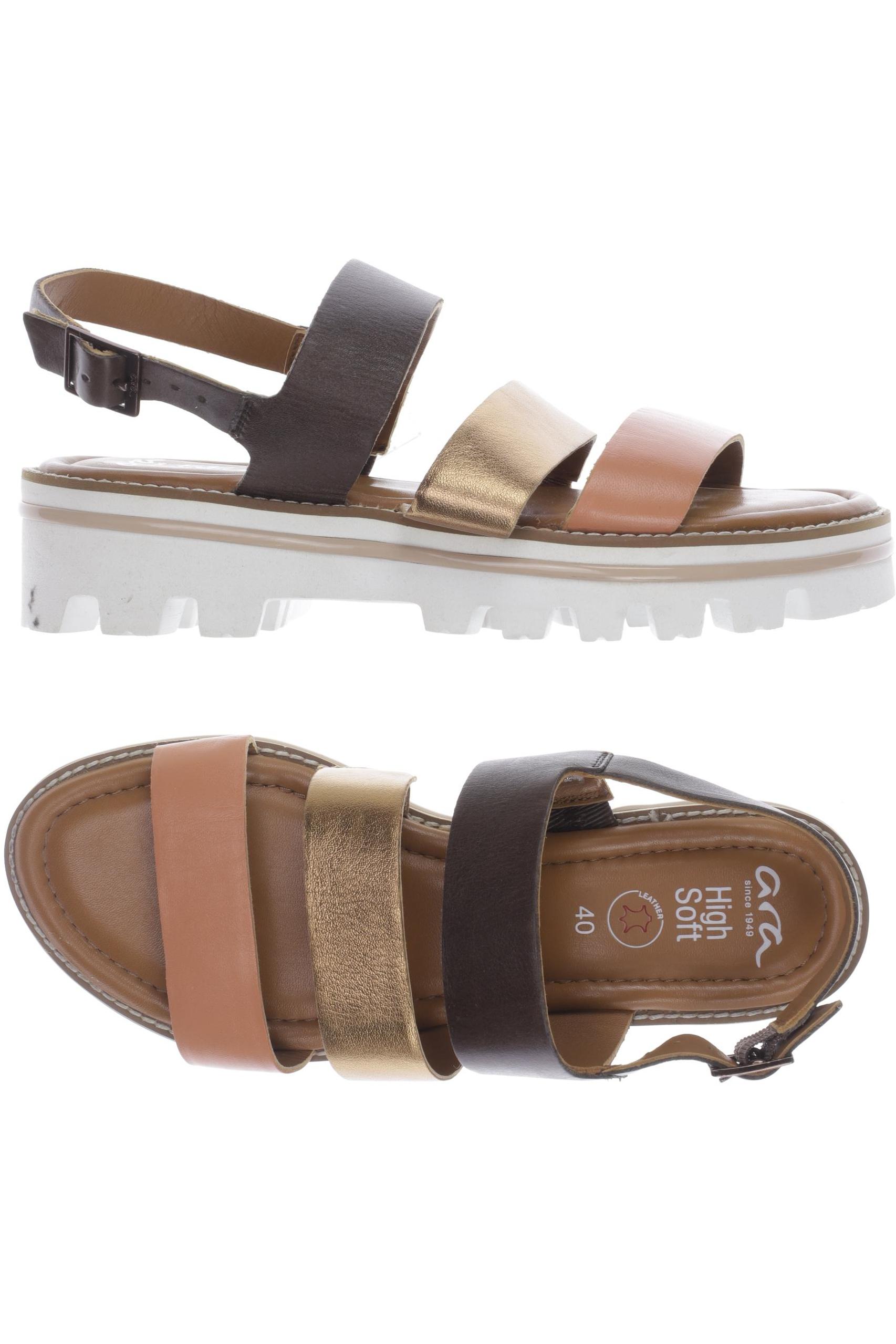 

Ara Damen Sandale, braun, Gr. 40