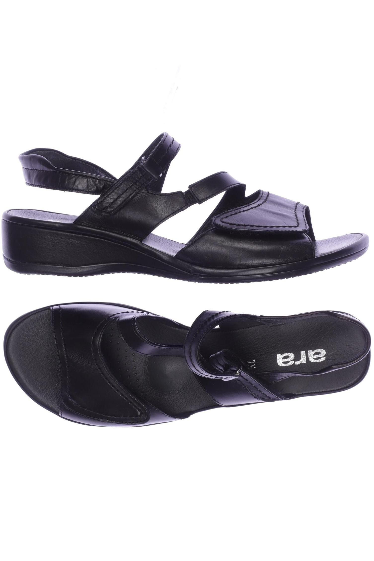 

Ara Damen Sandale, schwarz, Gr. 7.5