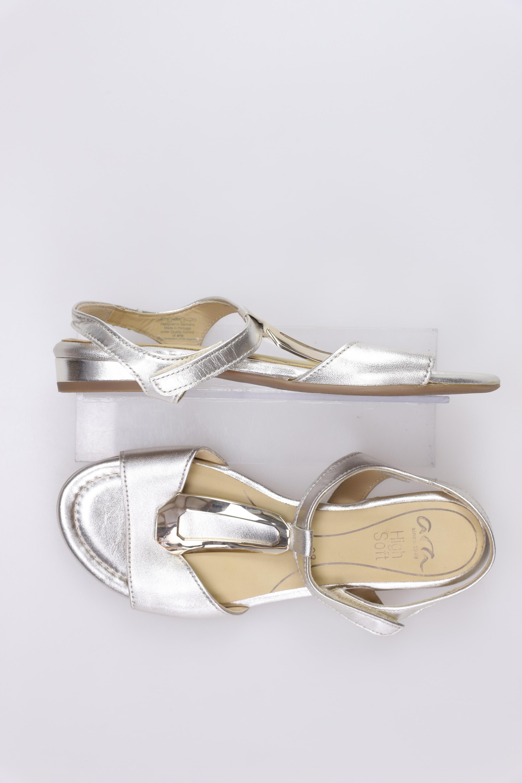 

Ara Damen Sandale, silber, Gr. 38