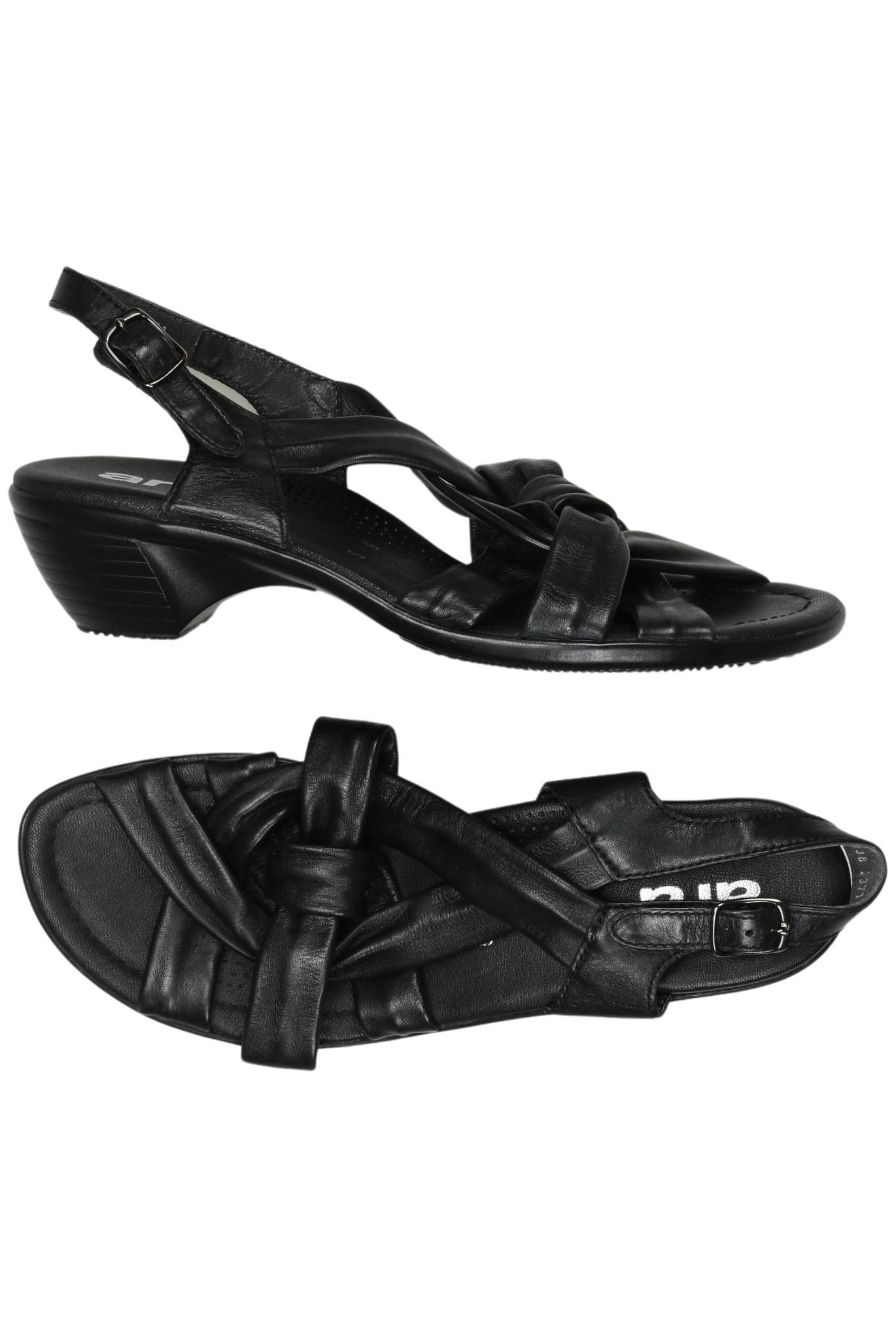 

Ara Damen Sandale, schwarz, Gr. 38