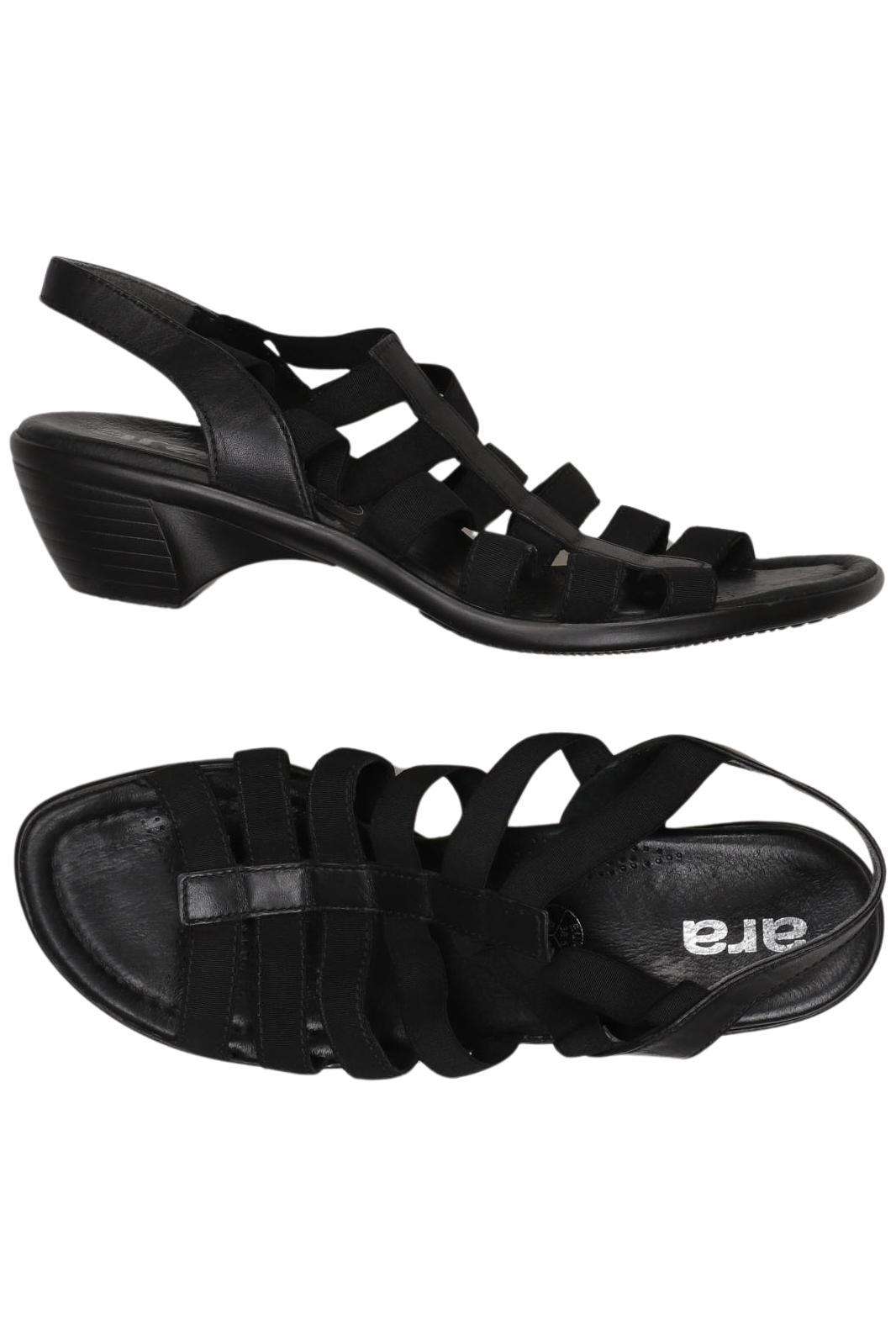 

Ara Damen Sandale, schwarz, Gr. 38.5