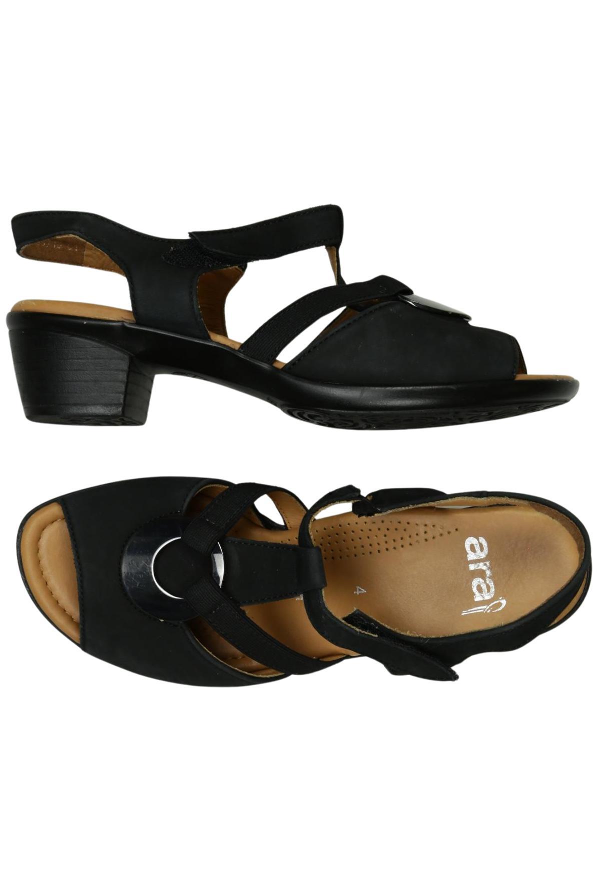 

Ara Damen Sandale, schwarz, Gr. 37