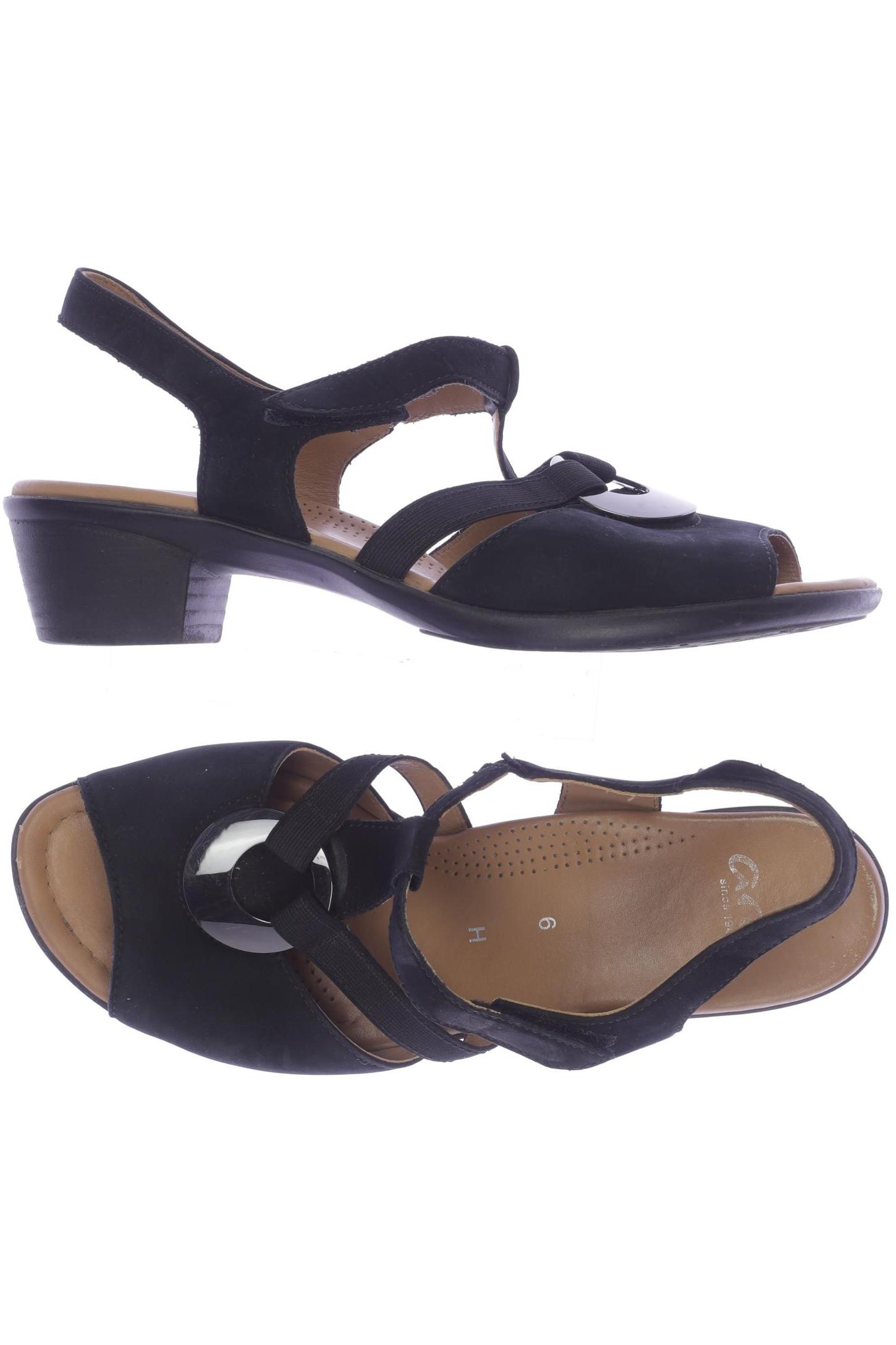 

Ara Damen Sandale, schwarz, Gr. 39