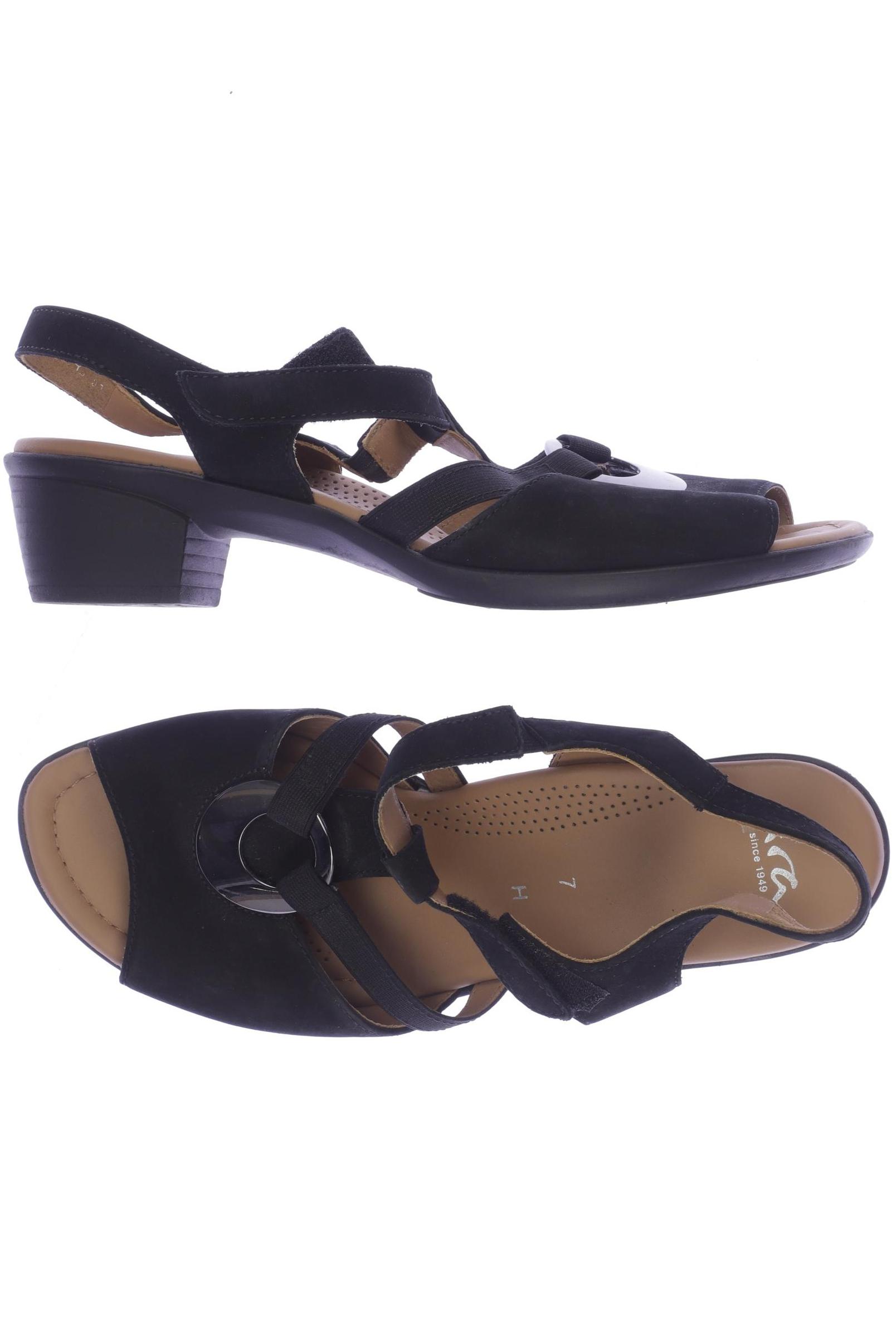 

Ara Damen Sandale, schwarz, Gr. 41
