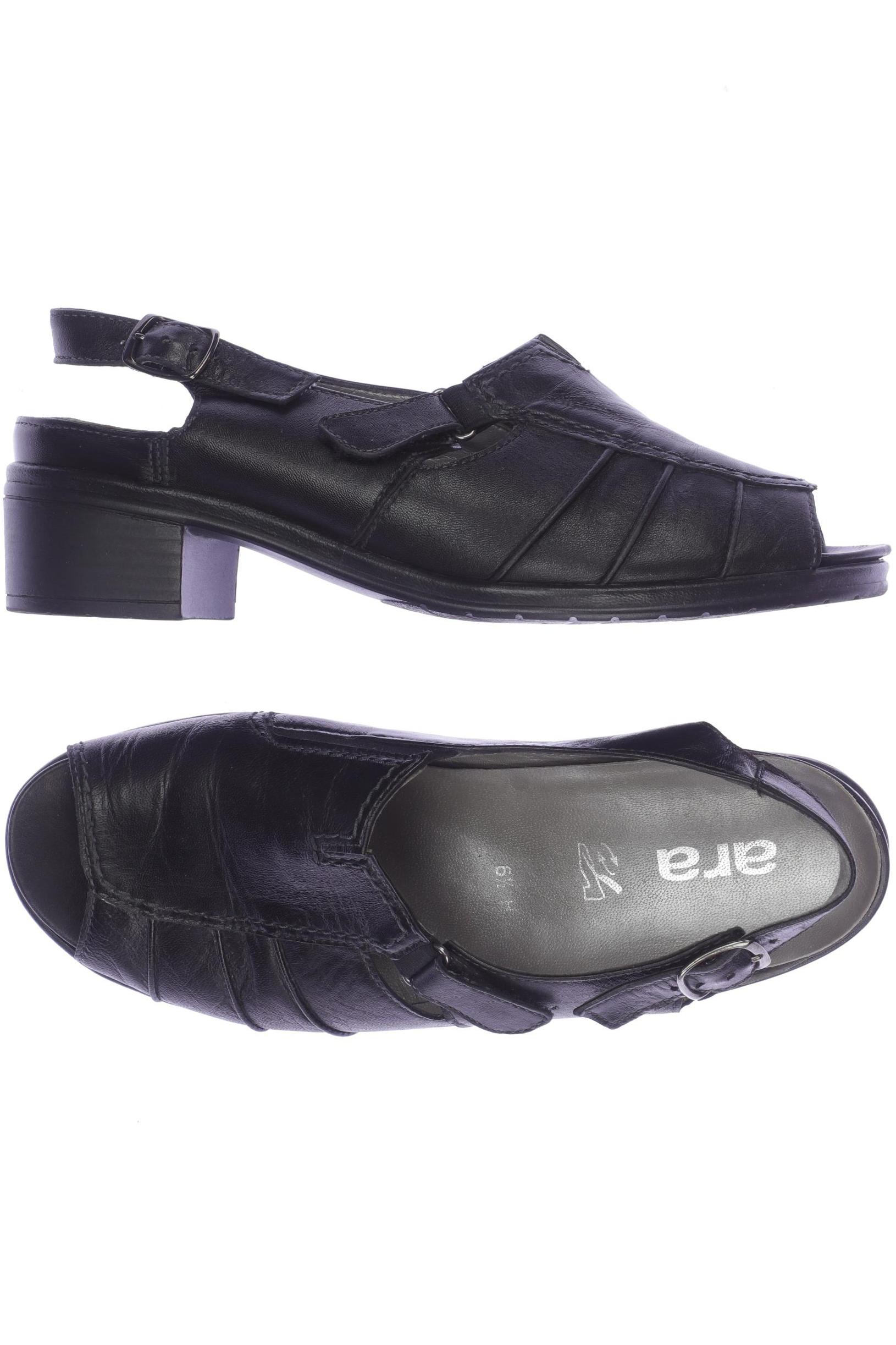 

Ara Damen Sandale, schwarz, Gr. 6.5