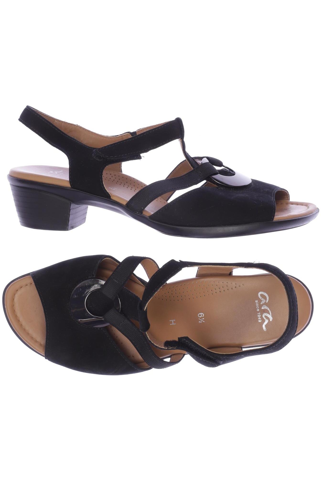 

Ara Damen Sandale, schwarz, Gr. 40