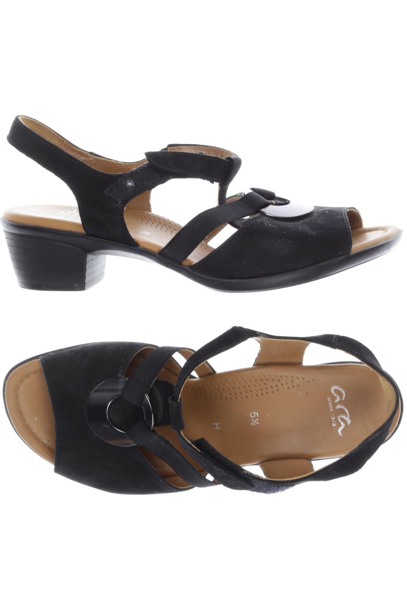 

Ara Damen Sandale, schwarz, Gr. 5.5