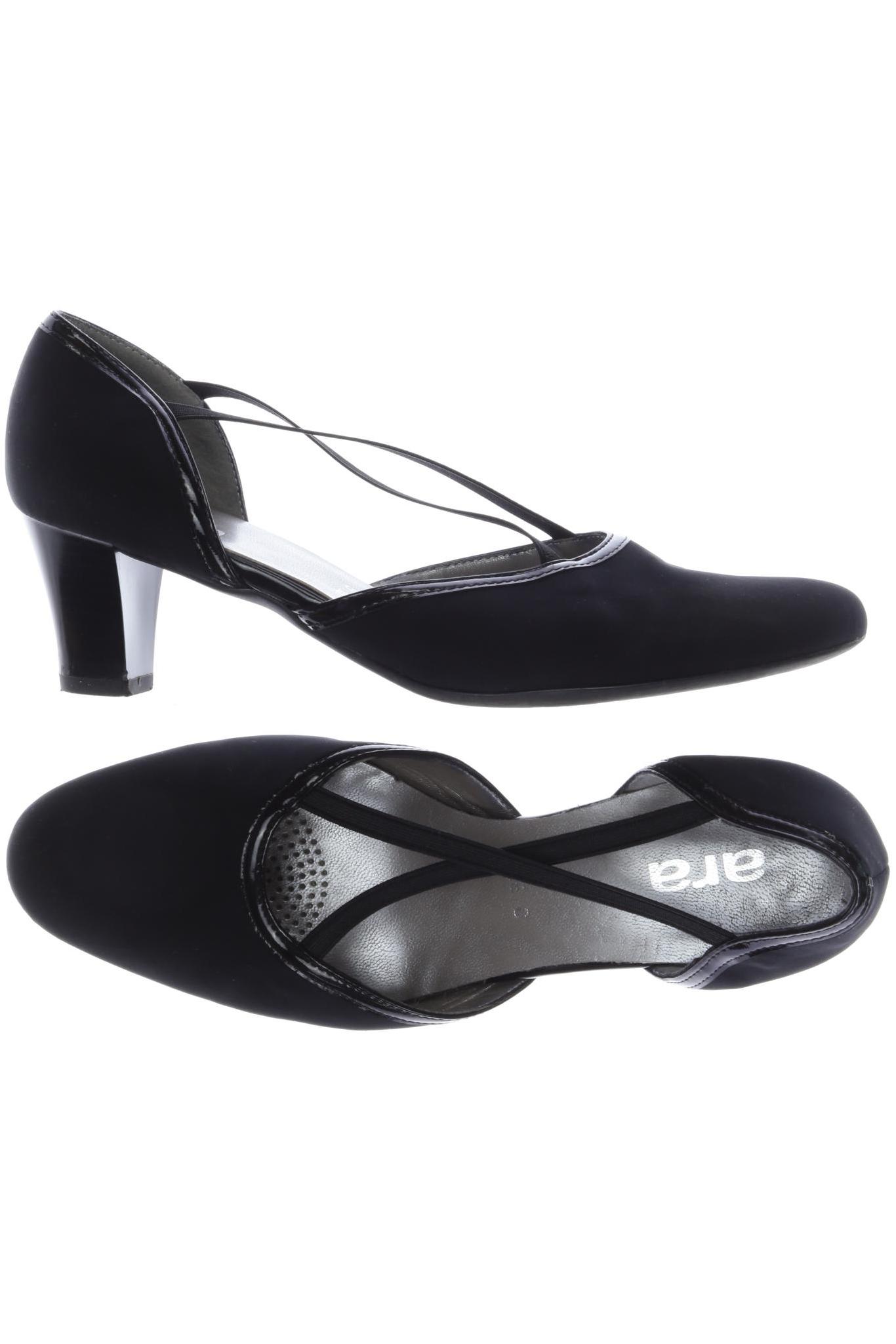 

Ara Damen Sandale, schwarz, Gr. 6.5