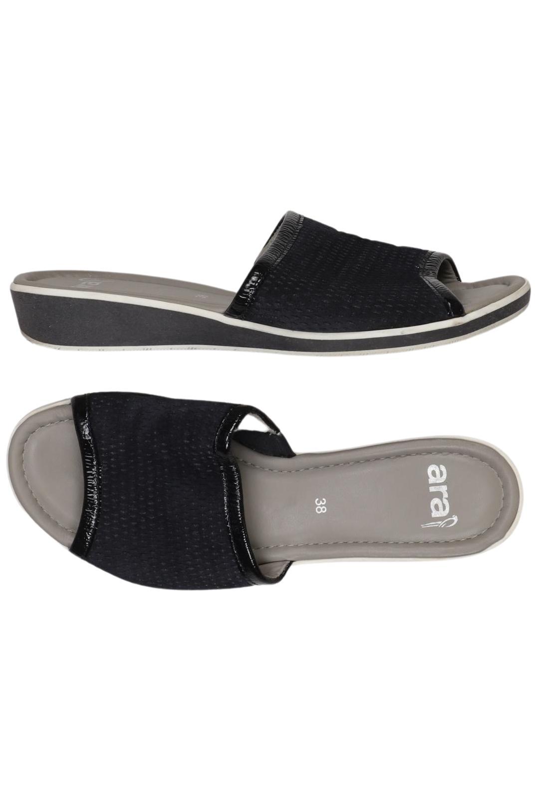 

Ara Damen Sandale, schwarz, Gr. 38