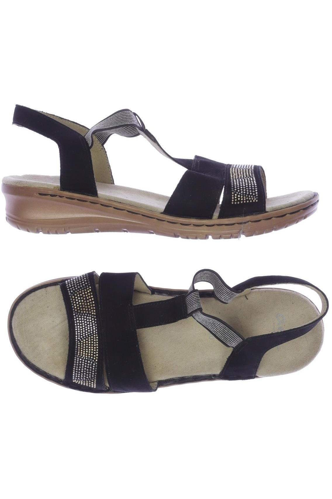

Ara Damen Sandale, schwarz, Gr. 40