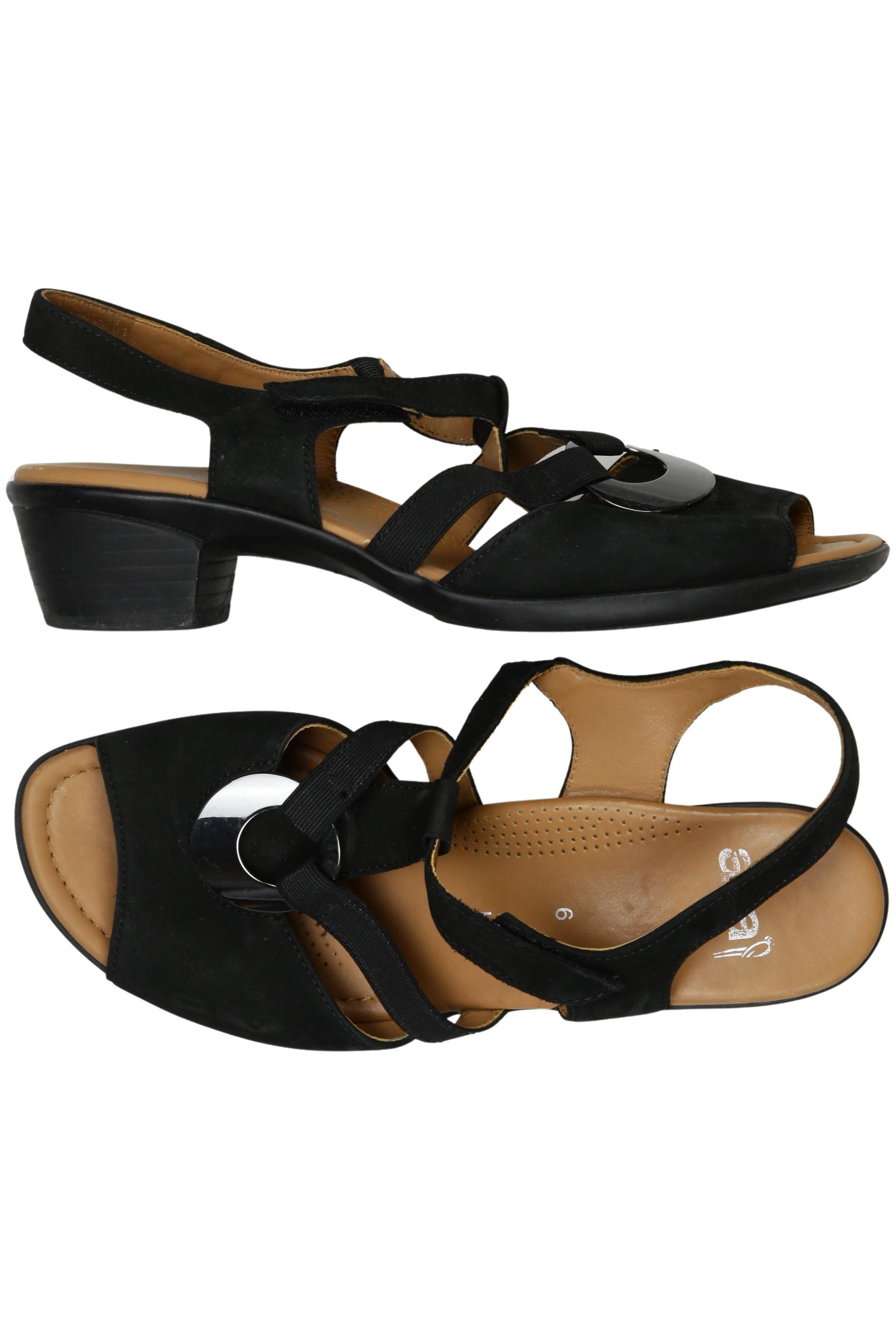 

Ara Damen Sandale, schwarz, Gr. 39