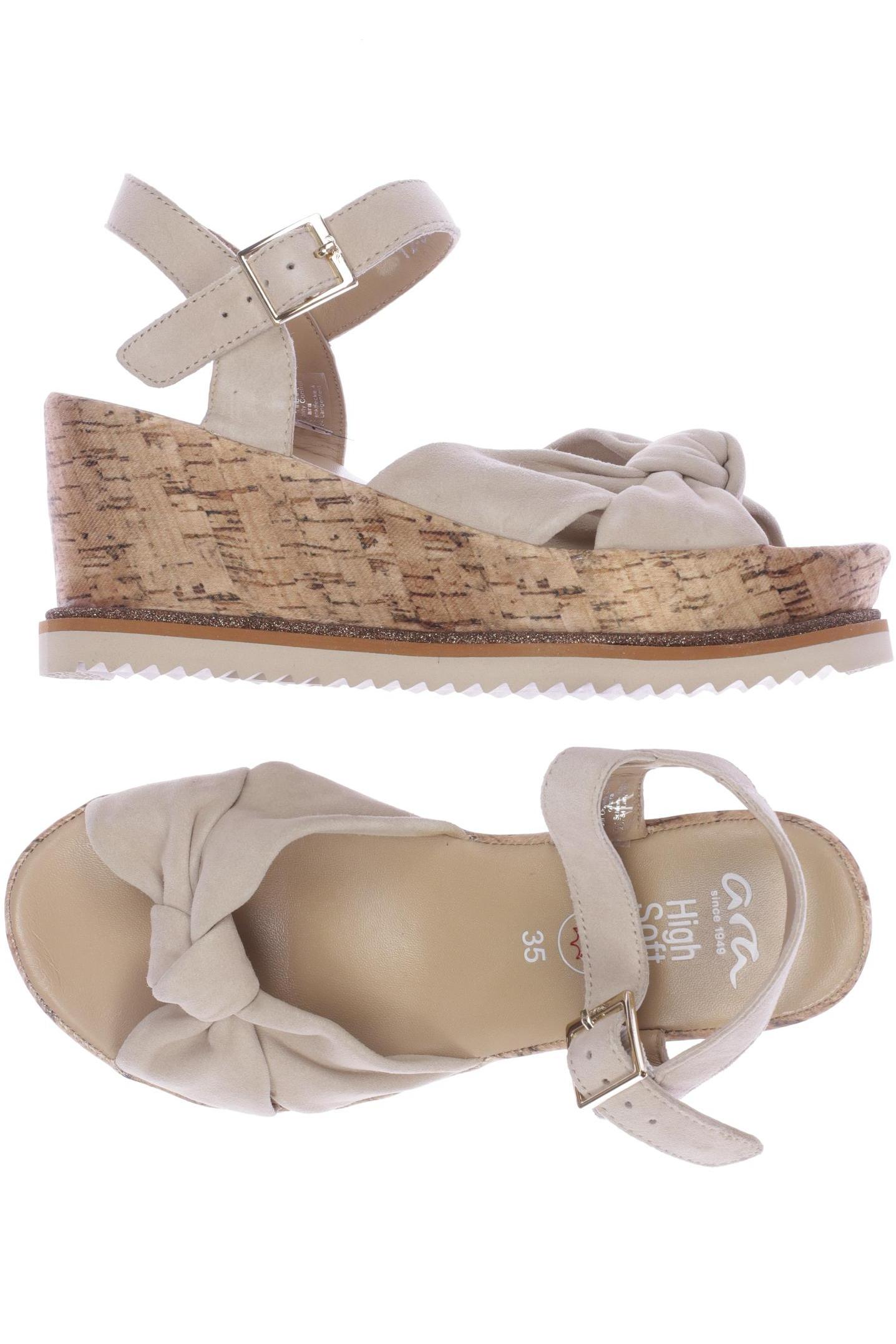 

Ara Damen Sandale, beige, Gr. 35