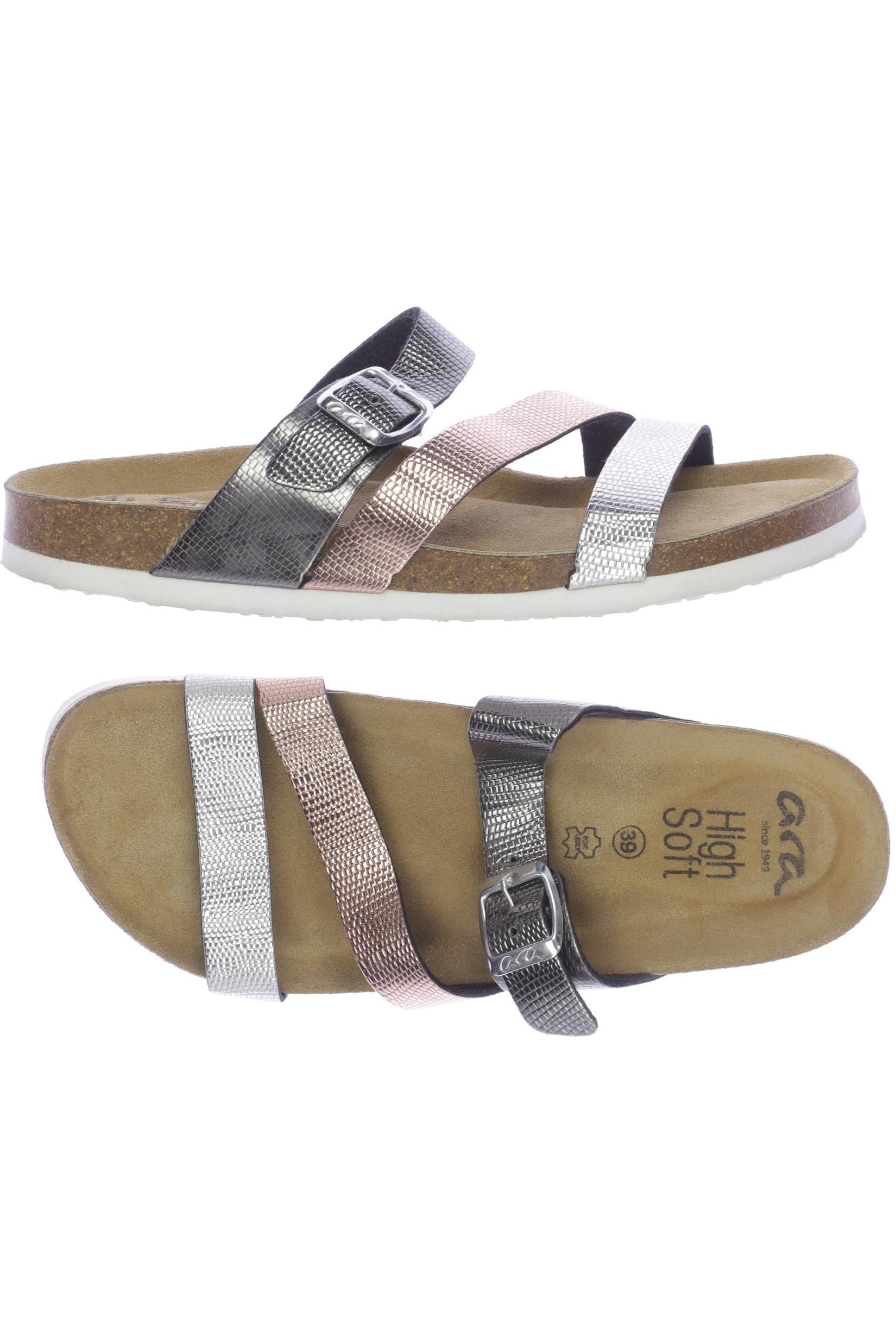 

Ara Damen Sandale, silber, Gr. 39