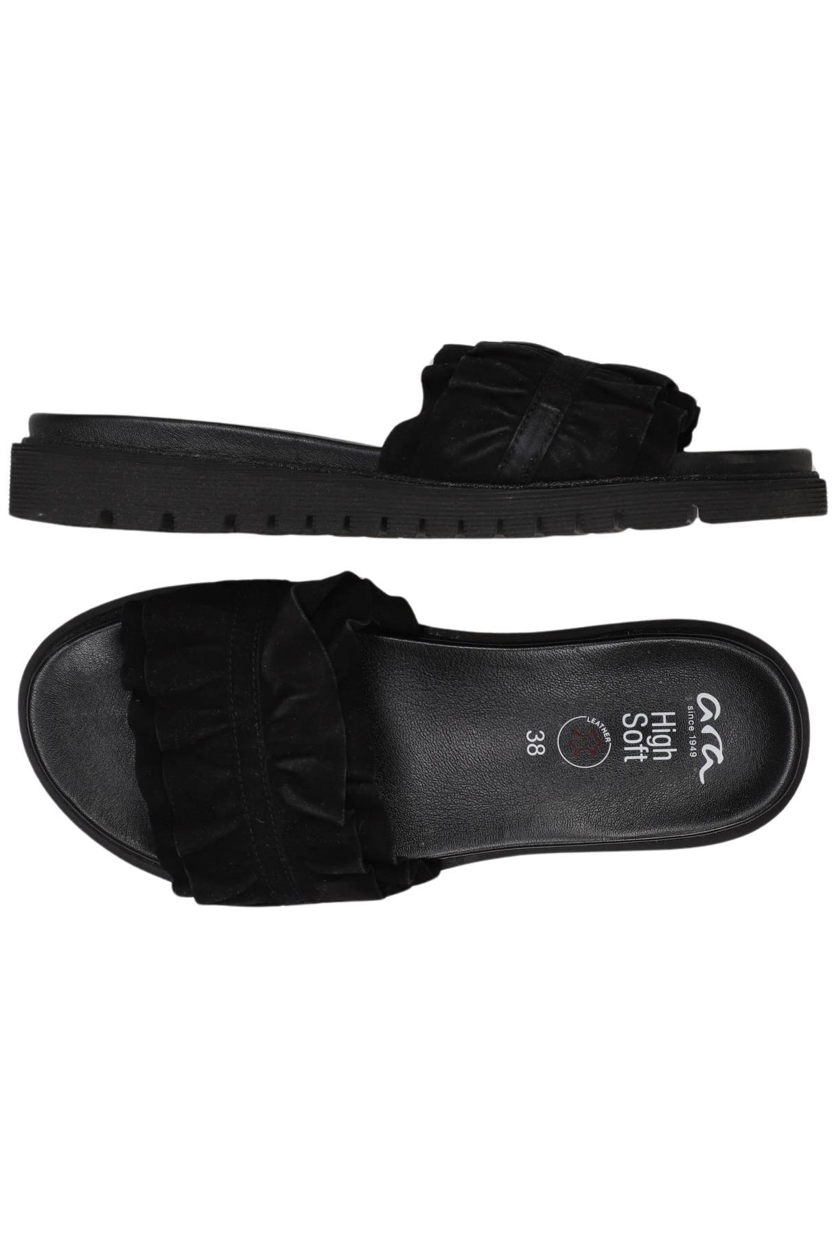 

Ara Damen Sandale, schwarz, Gr. 38