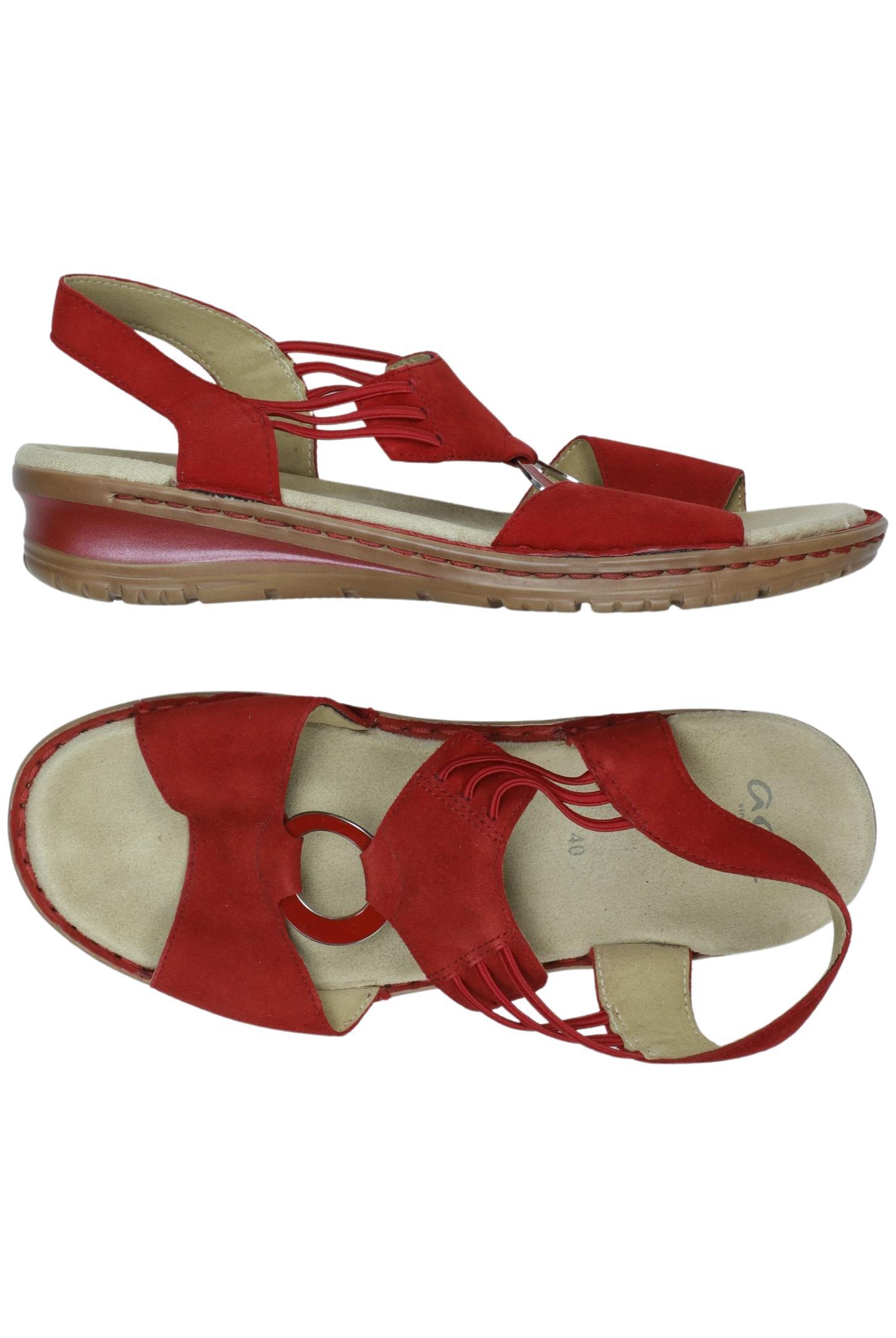 

Ara Damen Sandale, rot, Gr. 40