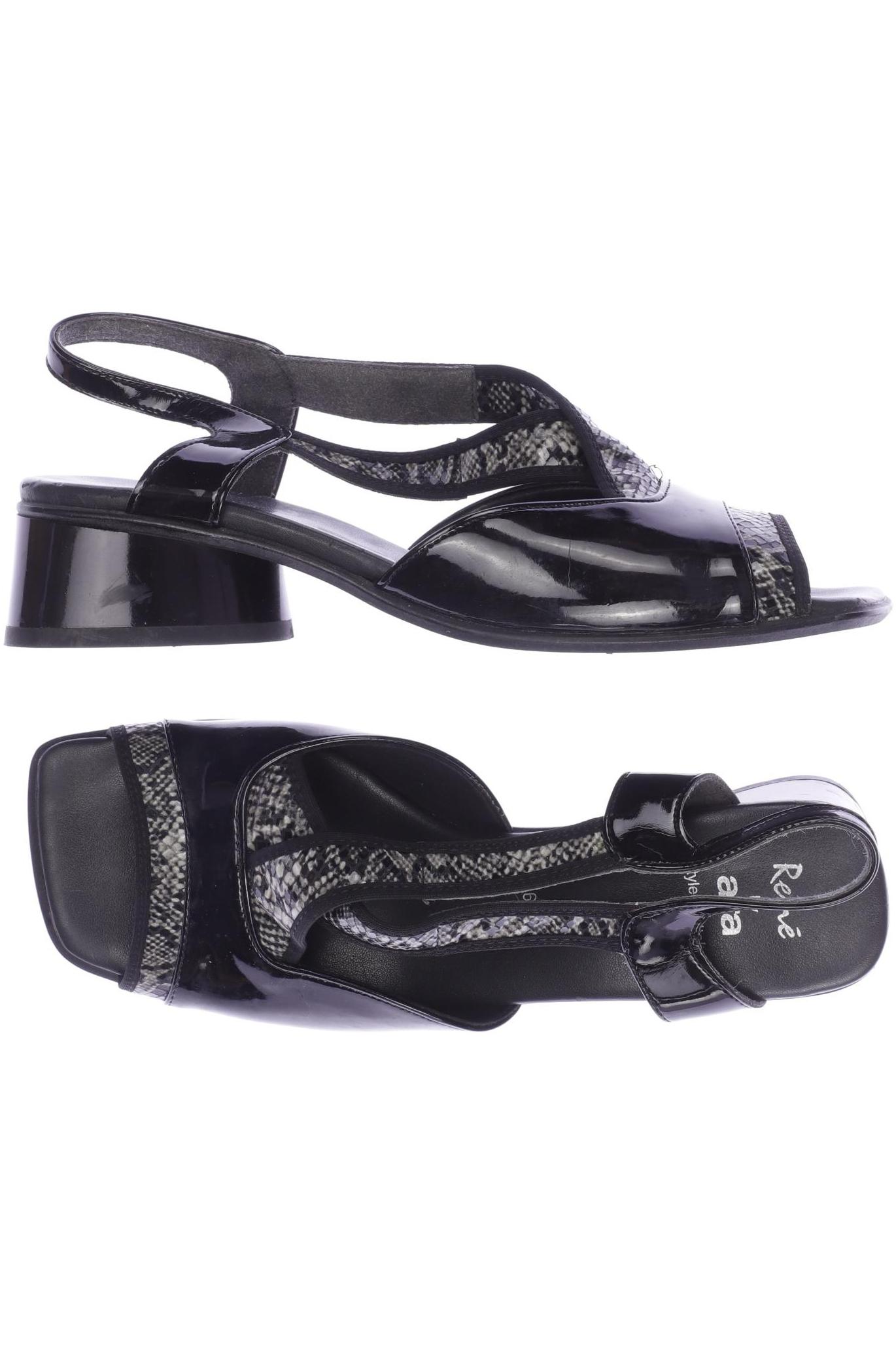 

Ara Damen Sandale, schwarz, Gr. 6