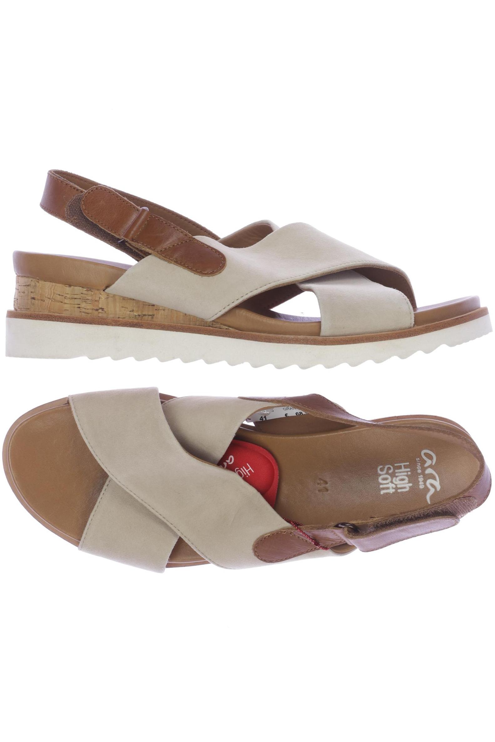 

Ara Damen Sandale, beige, Gr. 41
