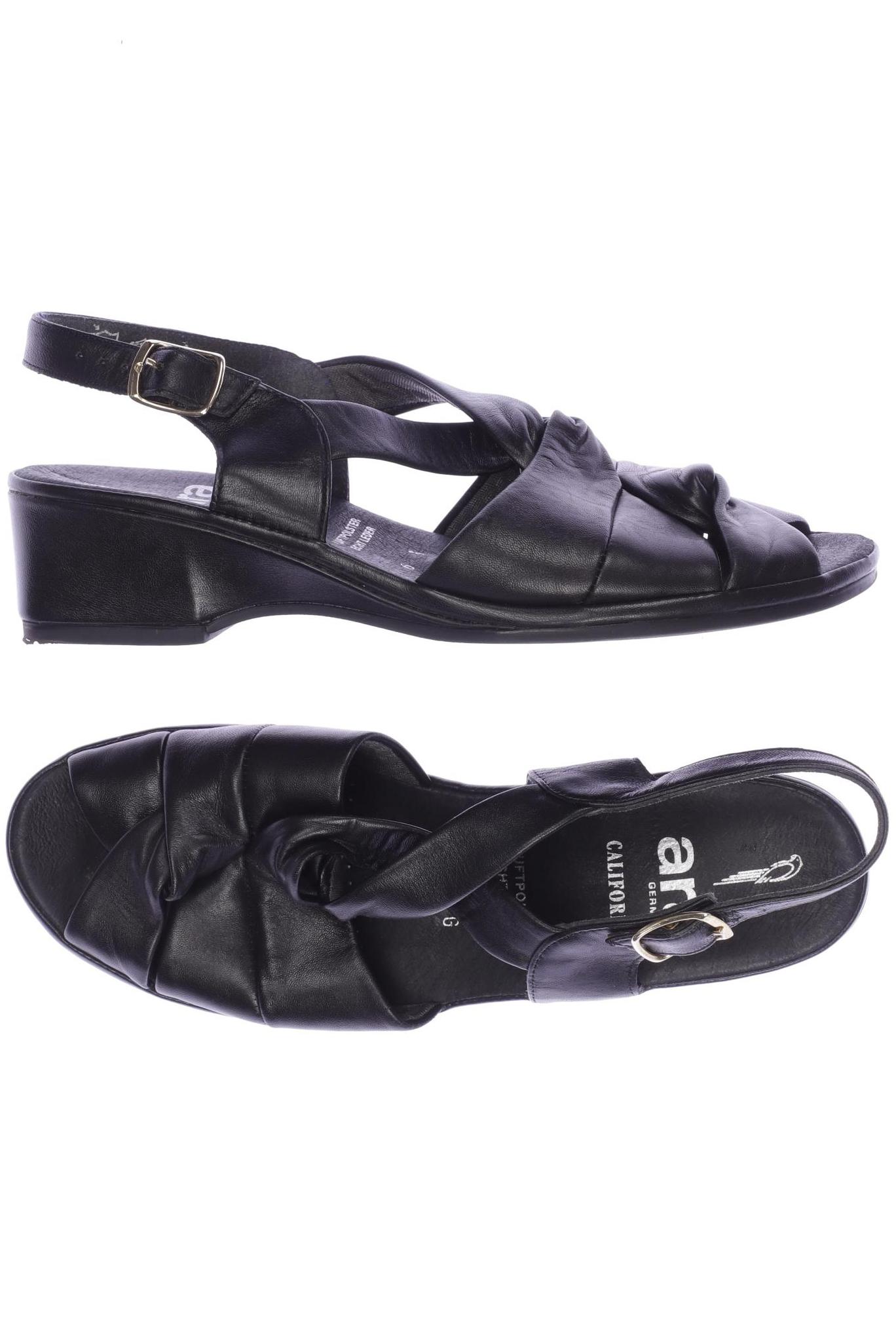 

Ara Damen Sandale, schwarz, Gr. 6