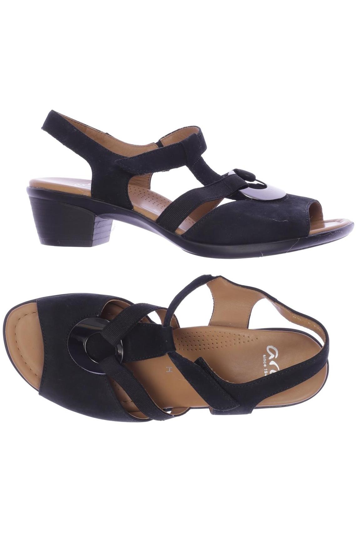 

Ara Damen Sandale, schwarz, Gr. 37.5