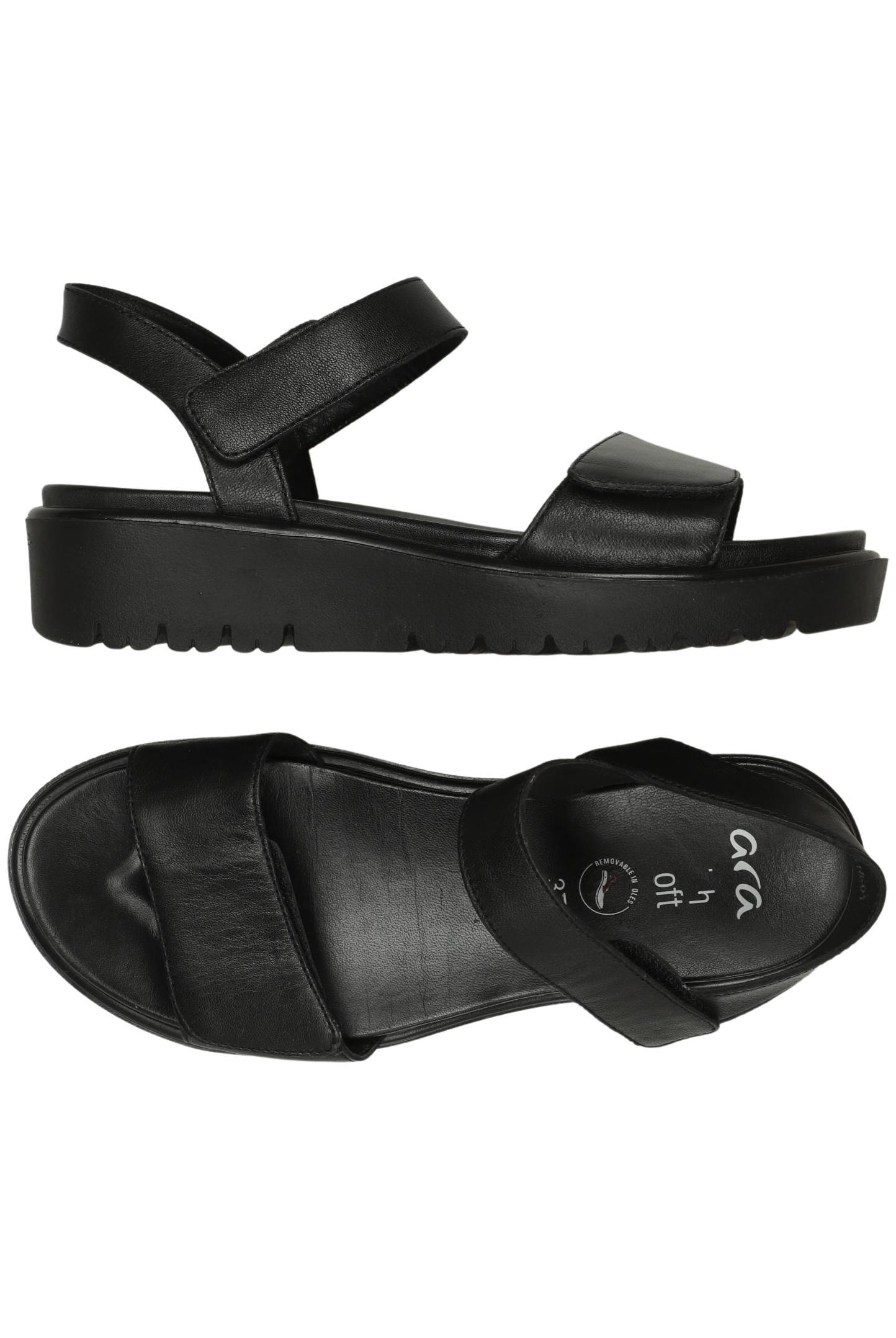 

Ara Damen Sandale, schwarz, Gr. 37