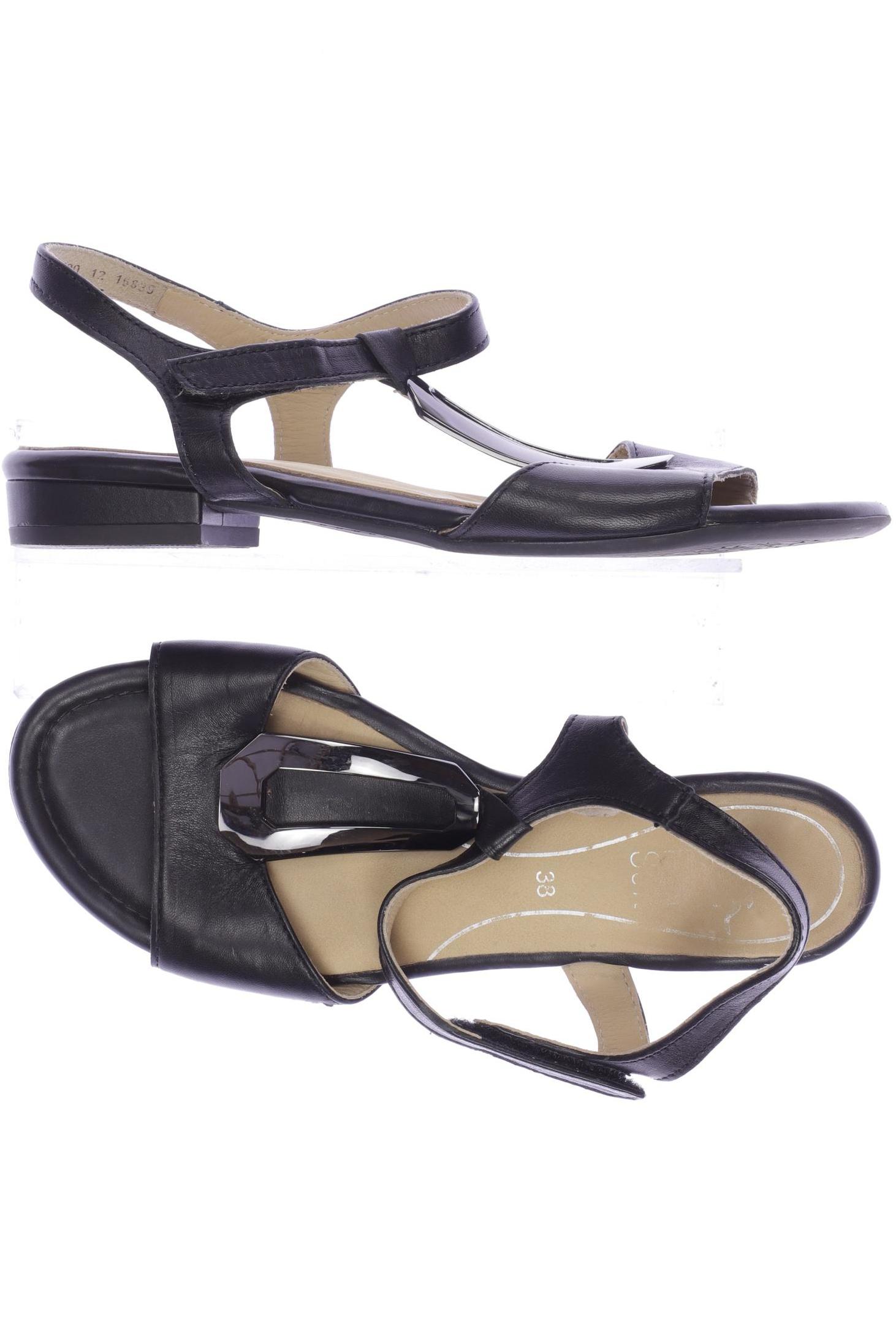 

Ara Damen Sandale, schwarz, Gr. 38