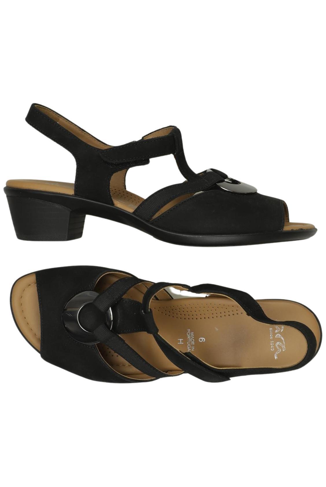 

Ara Damen Sandale, schwarz, Gr. 39