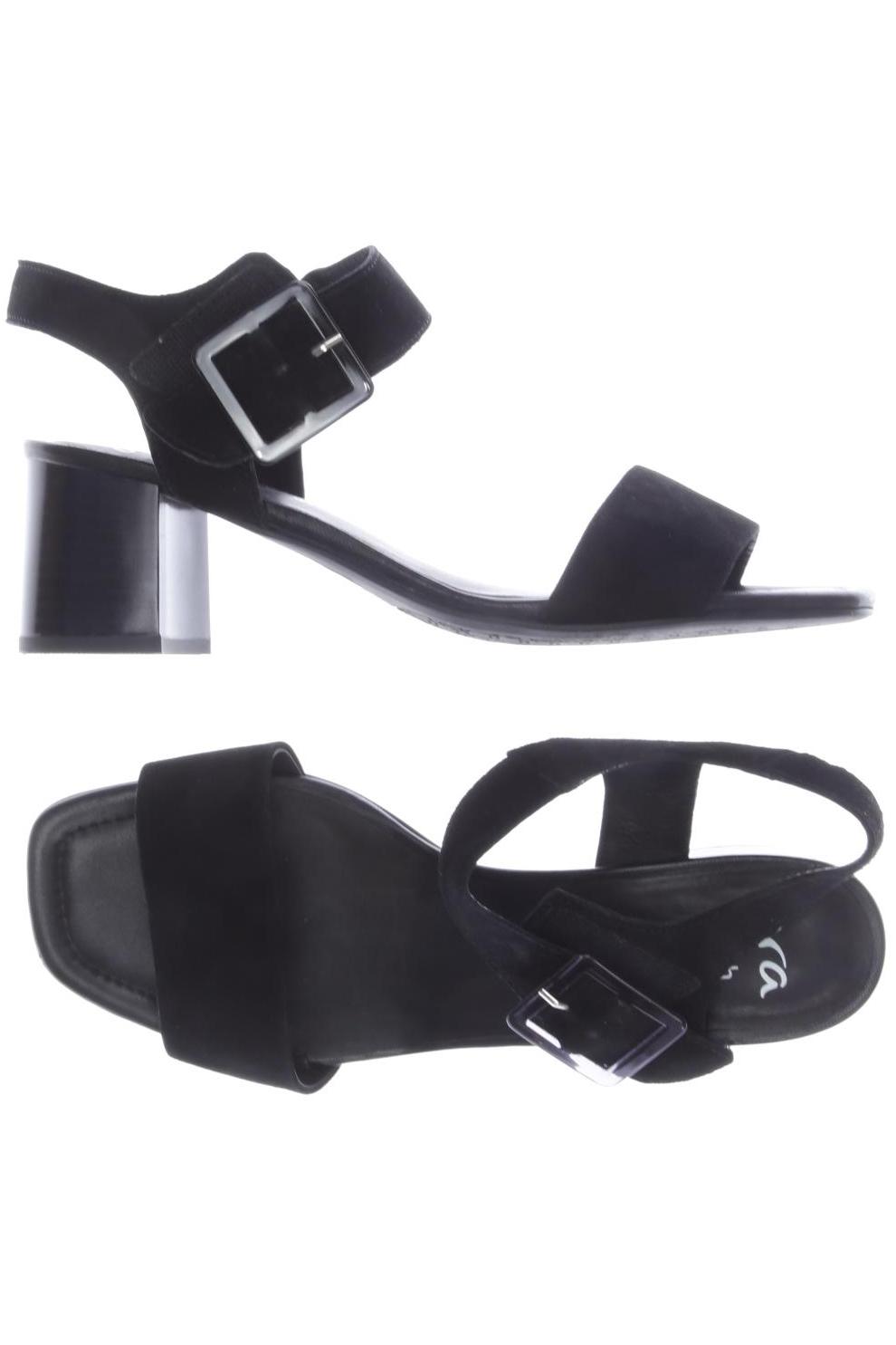 

Ara Damen Sandale, schwarz, Gr. 6.5