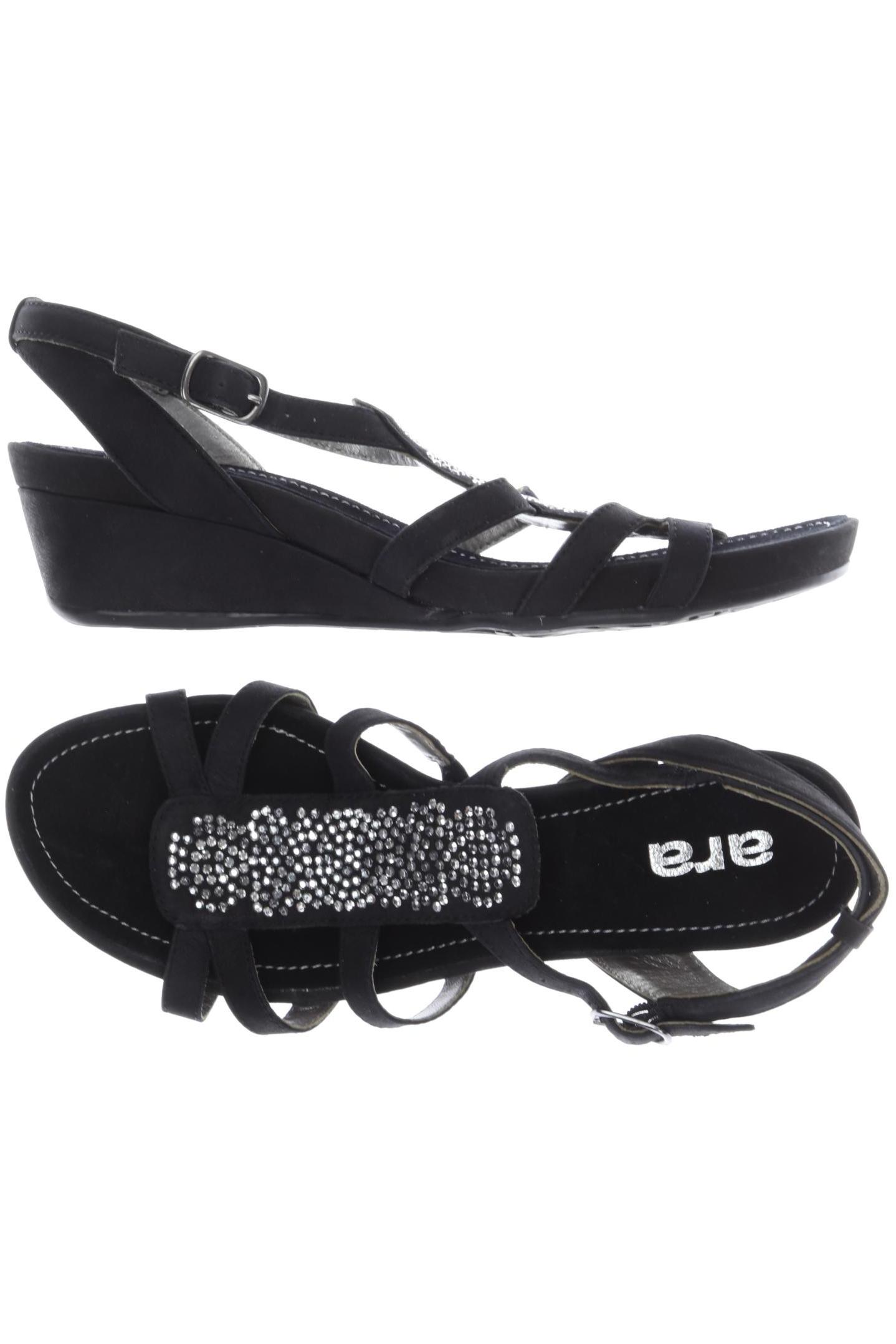 

Ara Damen Sandale, schwarz, Gr. 4.5