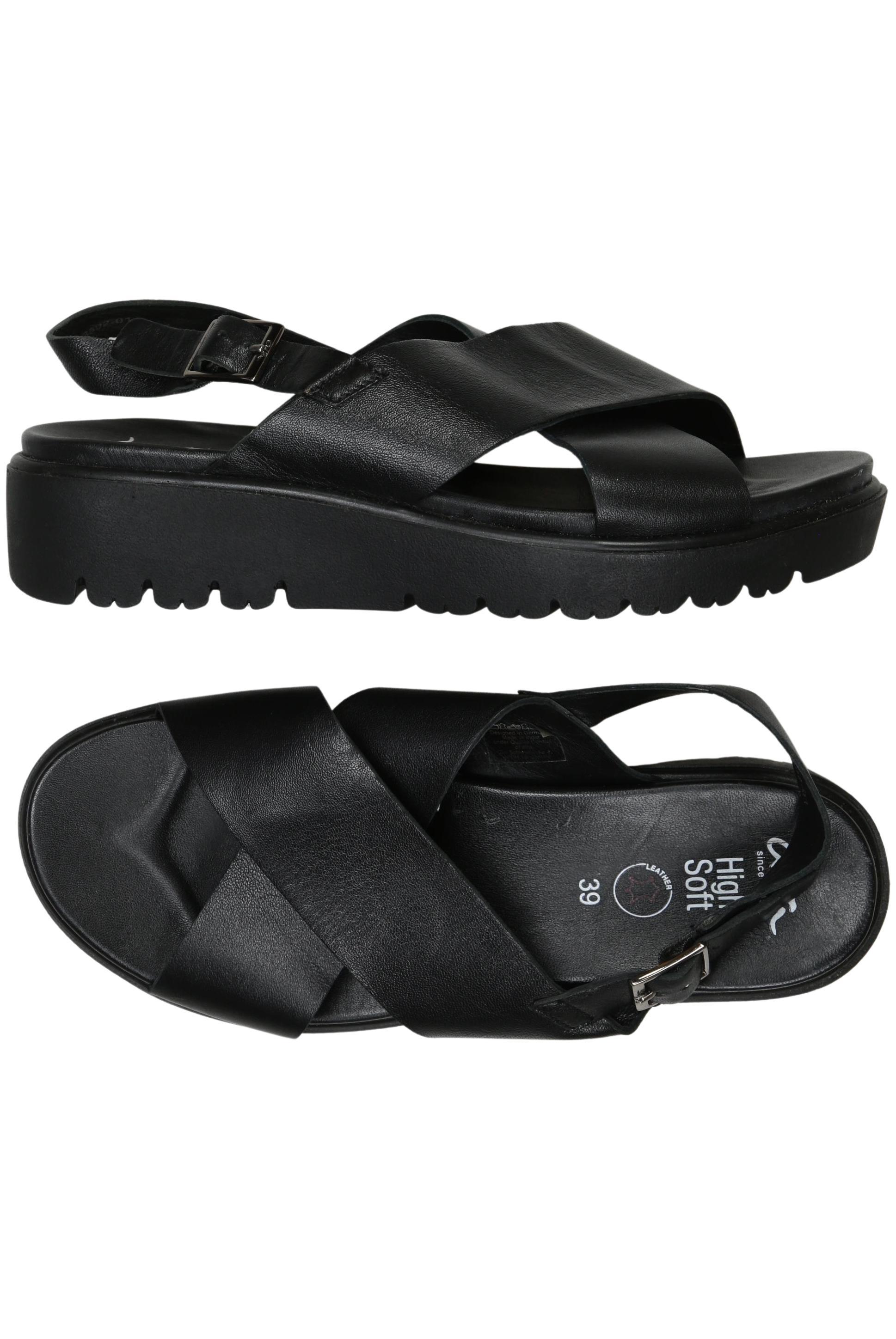 

Ara Damen Sandale, schwarz, Gr. 39
