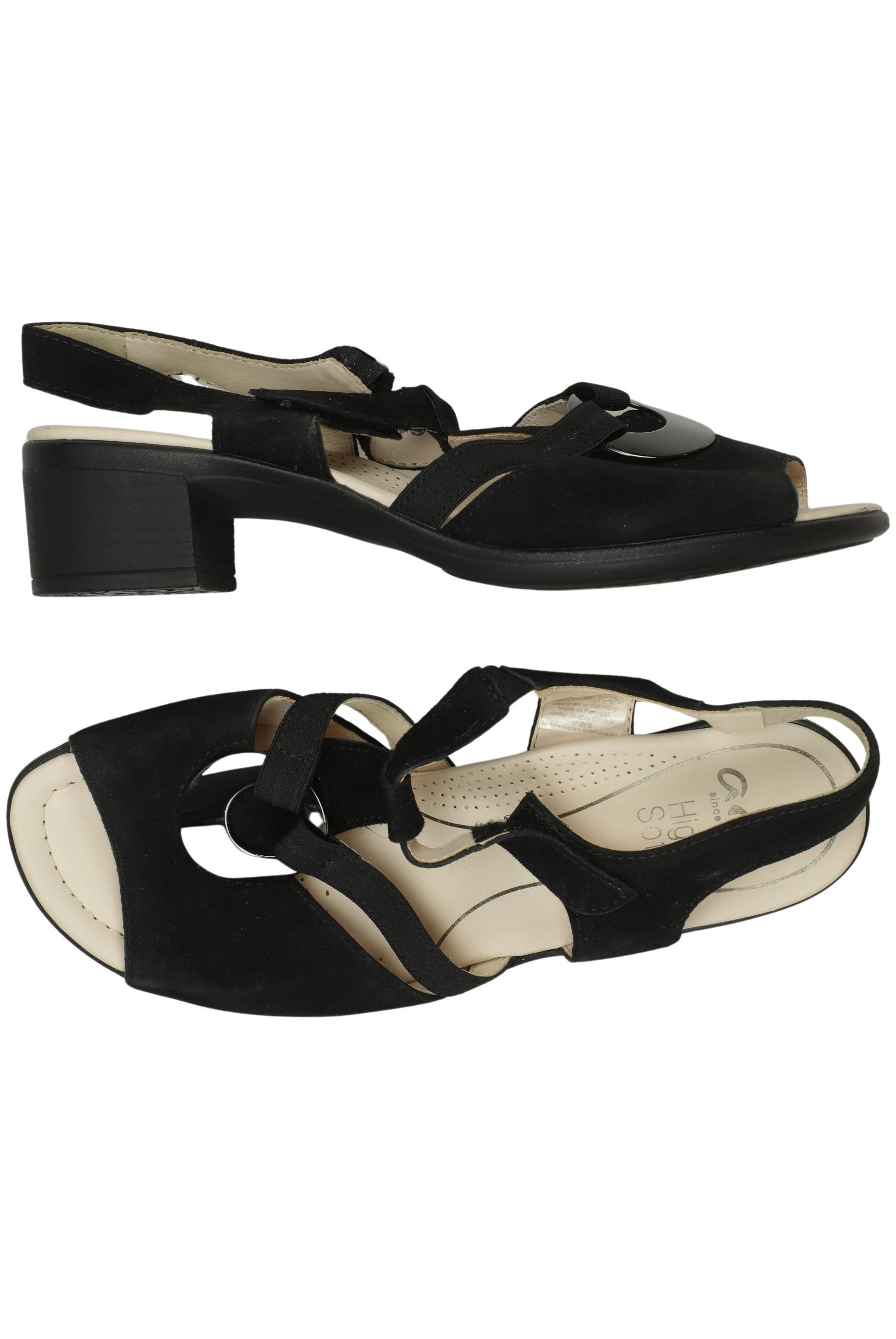 

Ara Damen Sandale, schwarz, Gr. 6