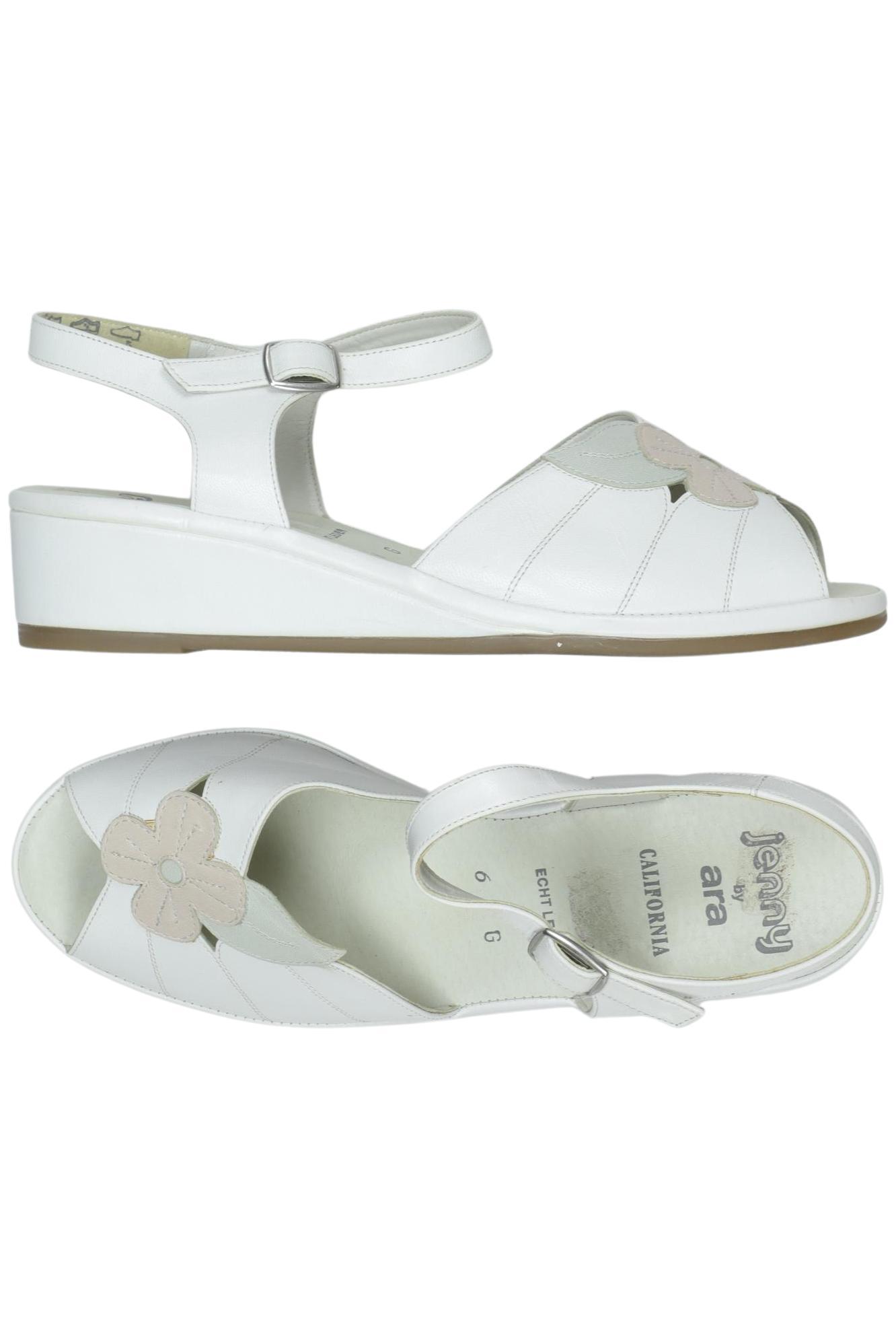 

Ara Damen Sandale, weiß, Gr. 6