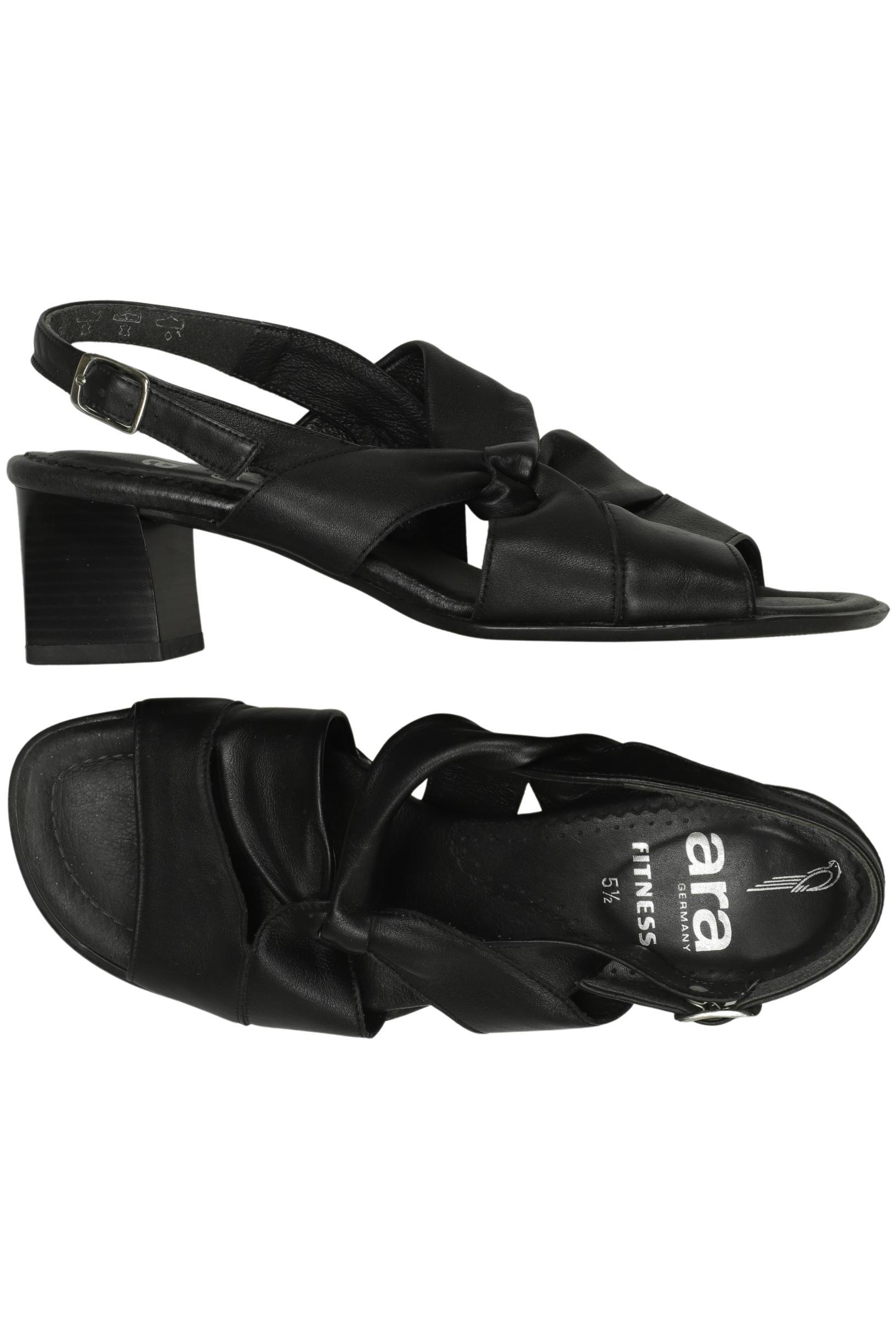 

Ara Damen Sandale, schwarz, Gr. 5.5