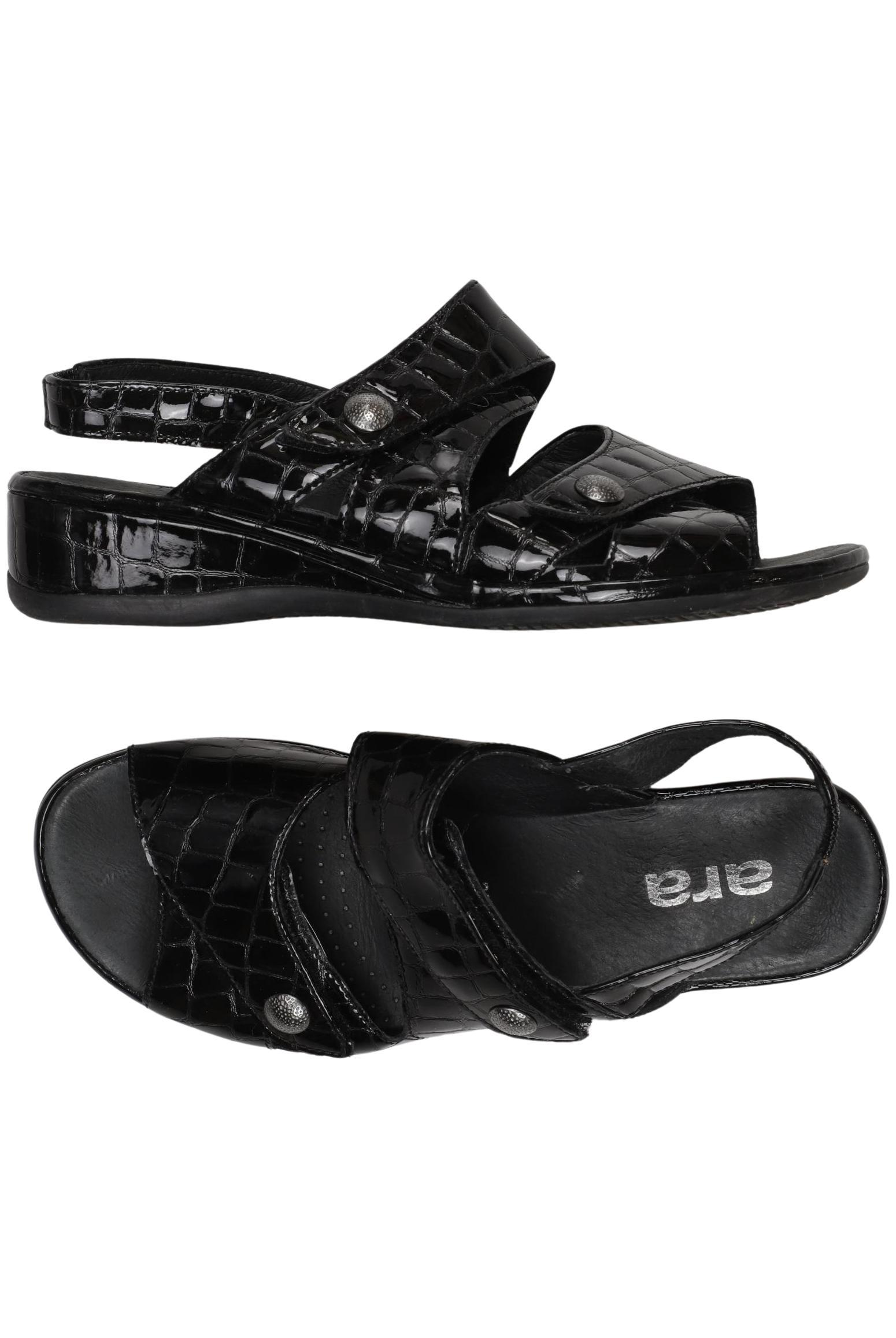 

Ara Damen Sandale, schwarz, Gr. 3.5