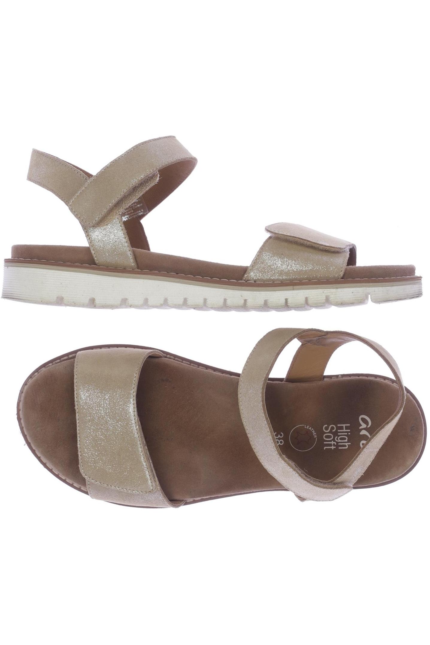 

Ara Damen Sandale, beige, Gr. 38