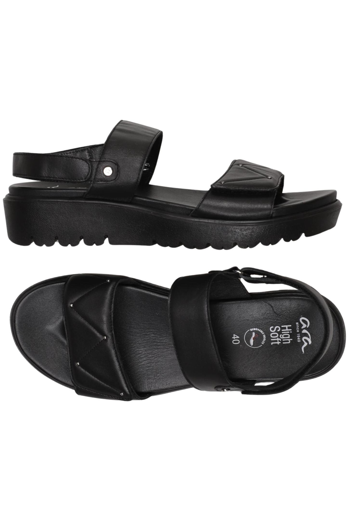 

Ara Damen Sandale, schwarz, Gr. 40