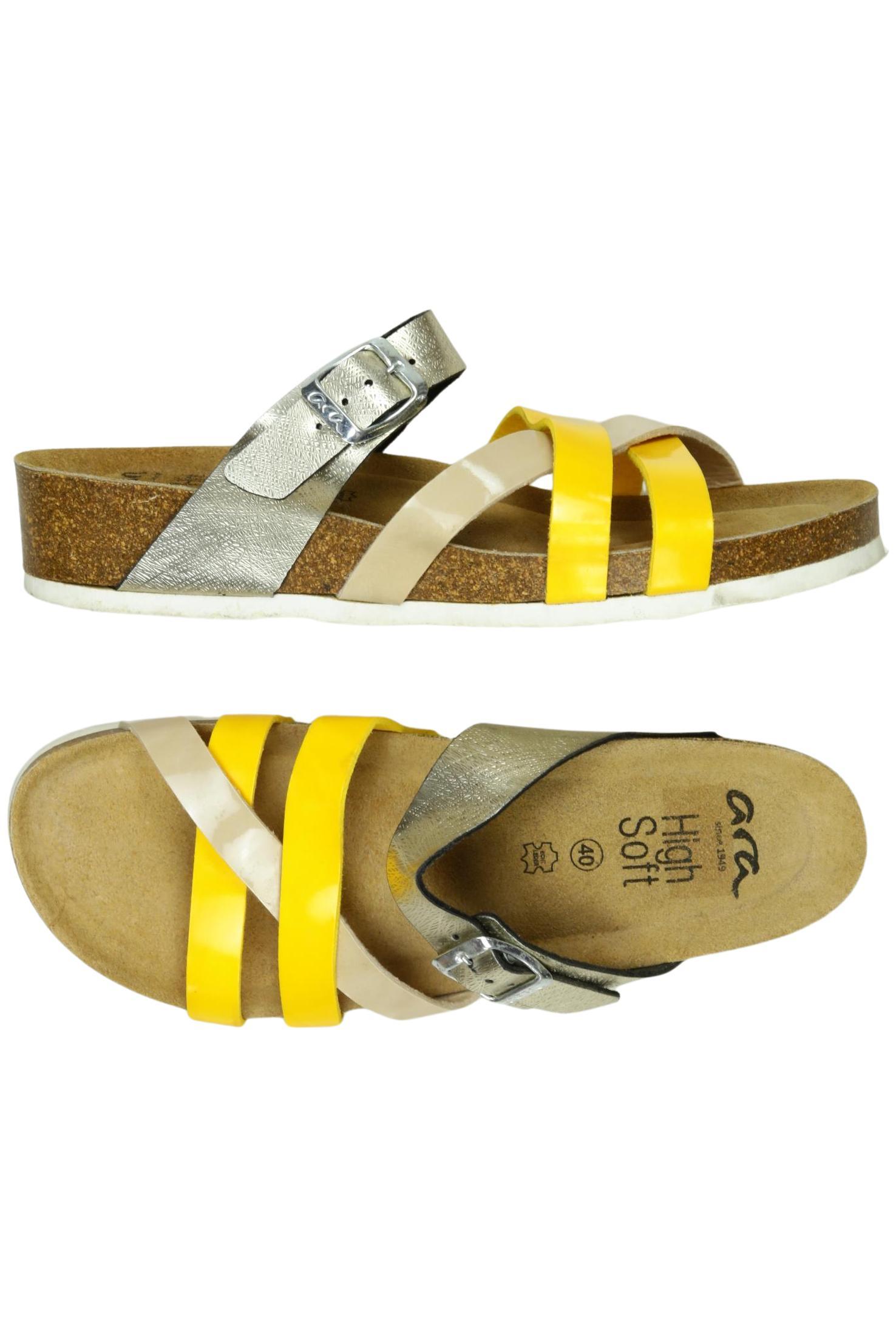 

Ara Damen Sandale, gelb, Gr. 40