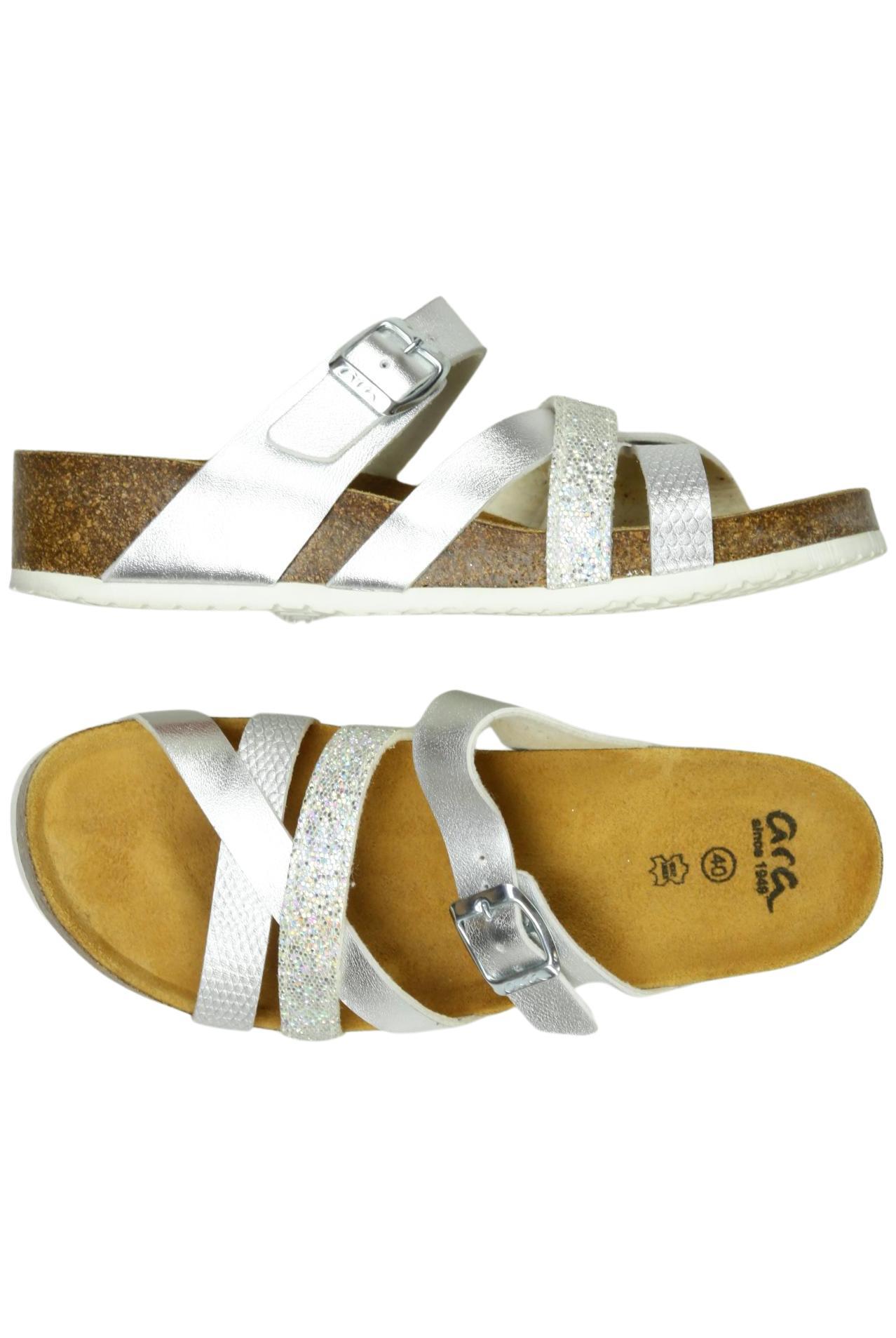 

Ara Damen Sandale, silber, Gr. 40