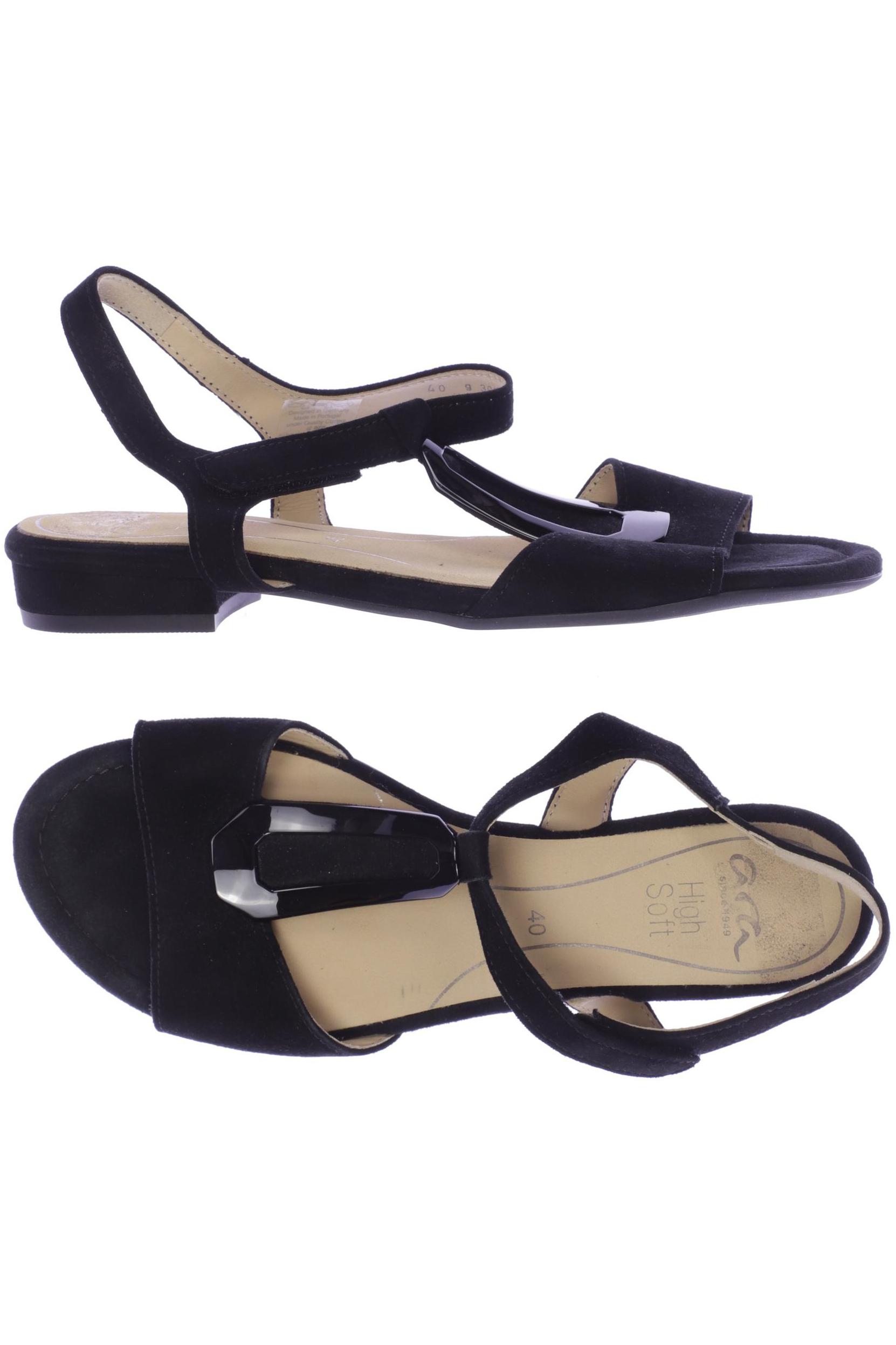 

Ara Damen Sandale, schwarz, Gr. 40