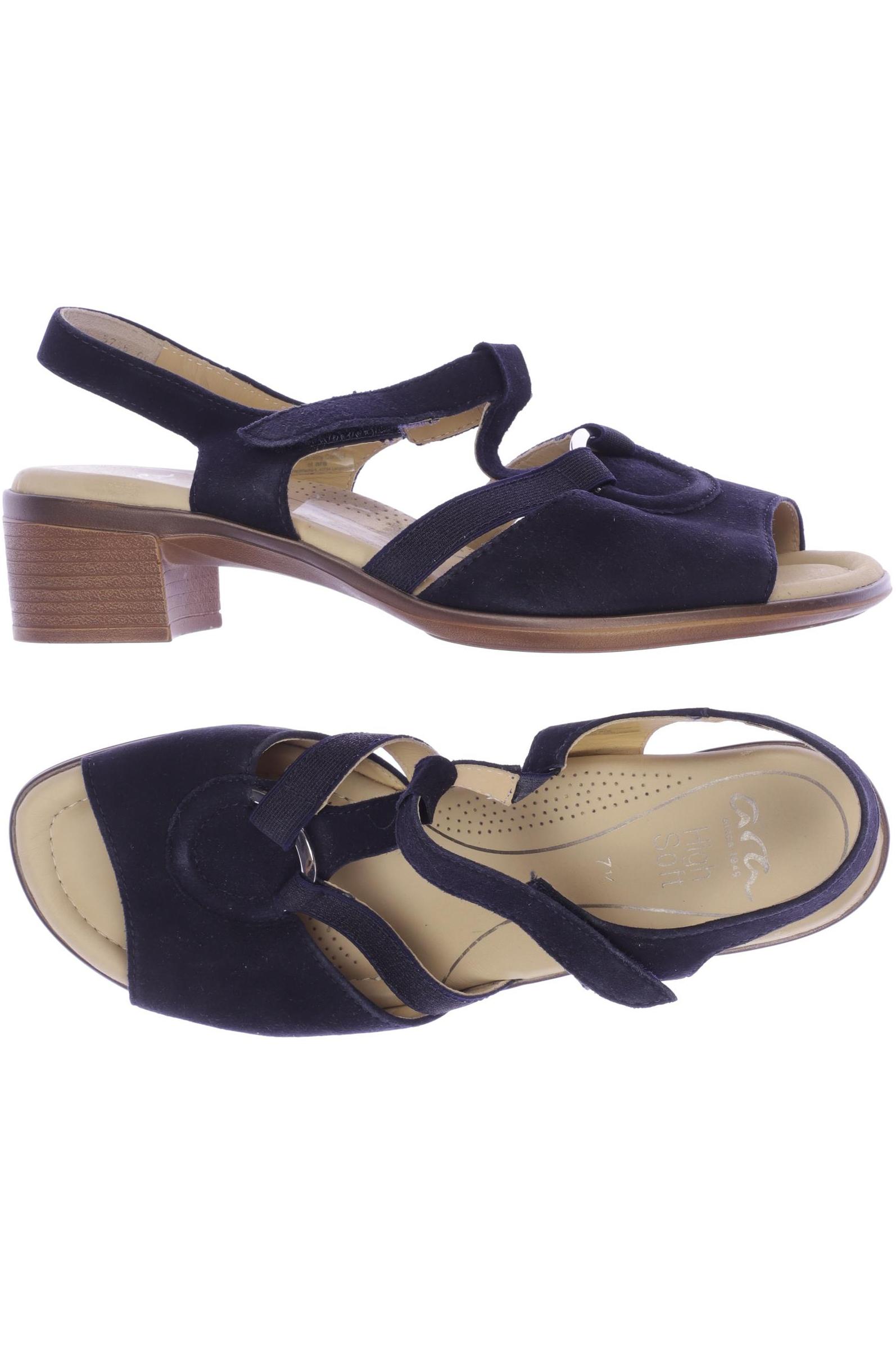

Ara Damen Sandale, marineblau, Gr. 7.5