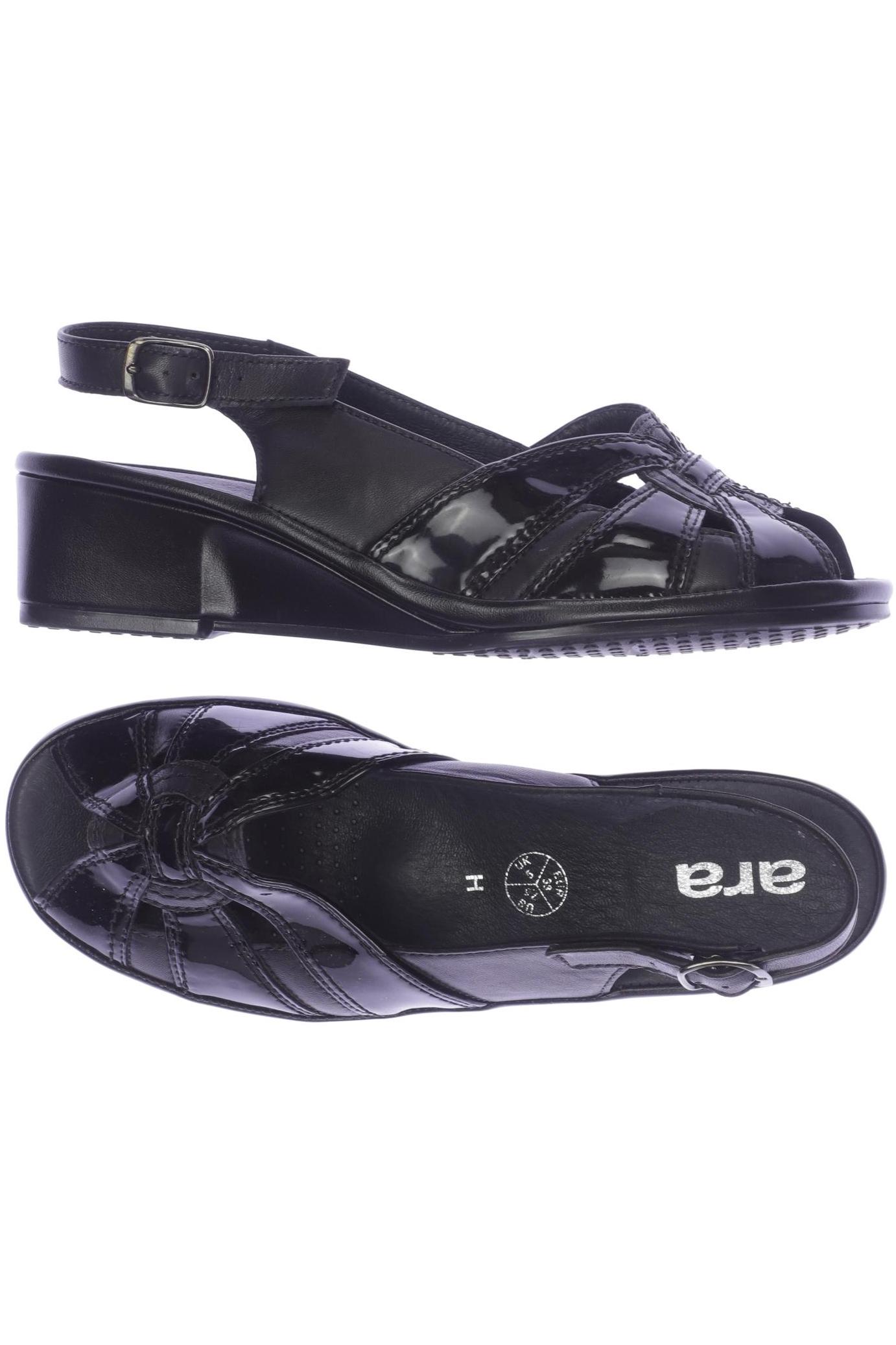 

Ara Damen Sandale, schwarz, Gr. 38