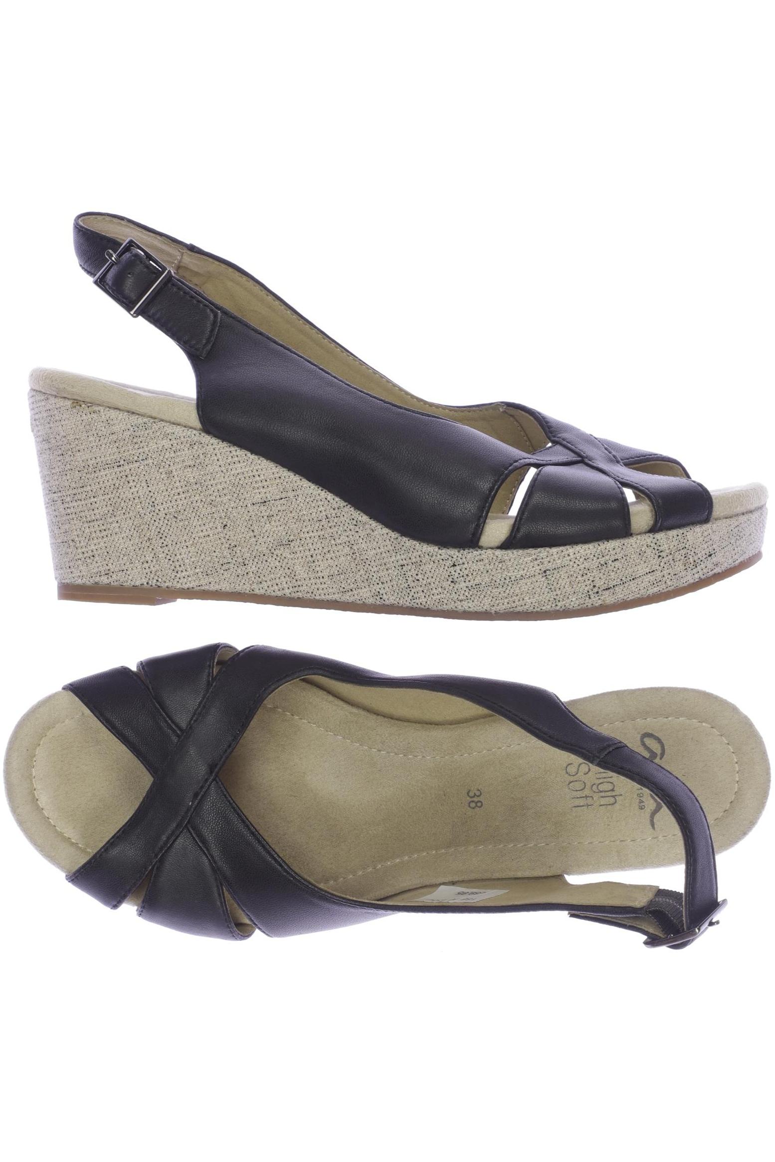 

Ara Damen Sandale, schwarz, Gr. 38