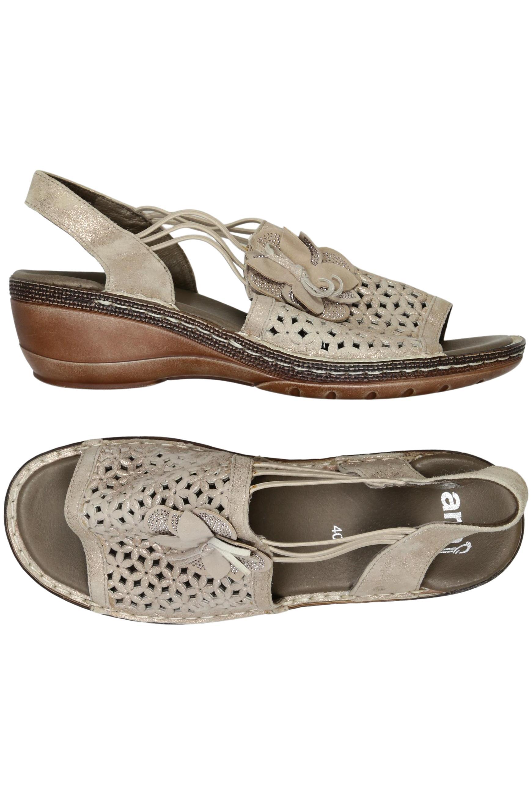 

Ara Damen Sandale, beige, Gr. 40
